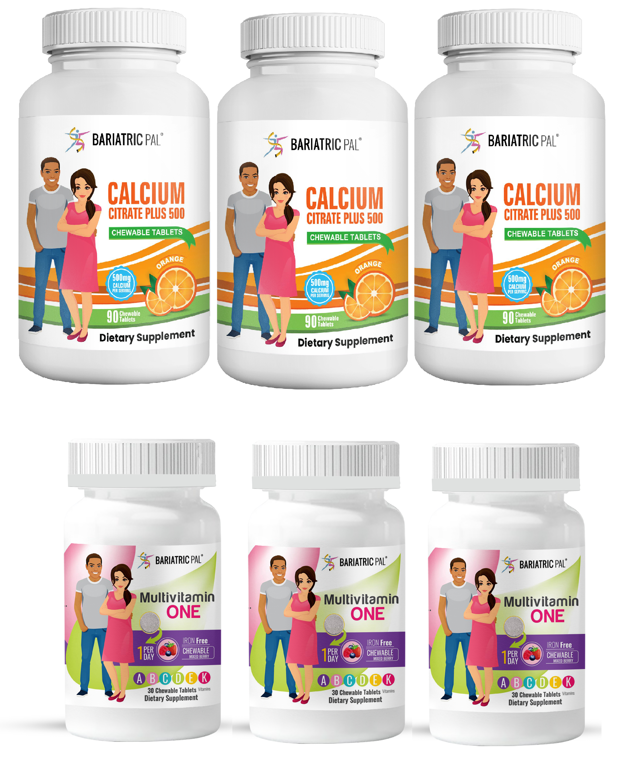 Duodenal Switch Complete Vitamin Pack by BariatricPal - Capsules & Chewables