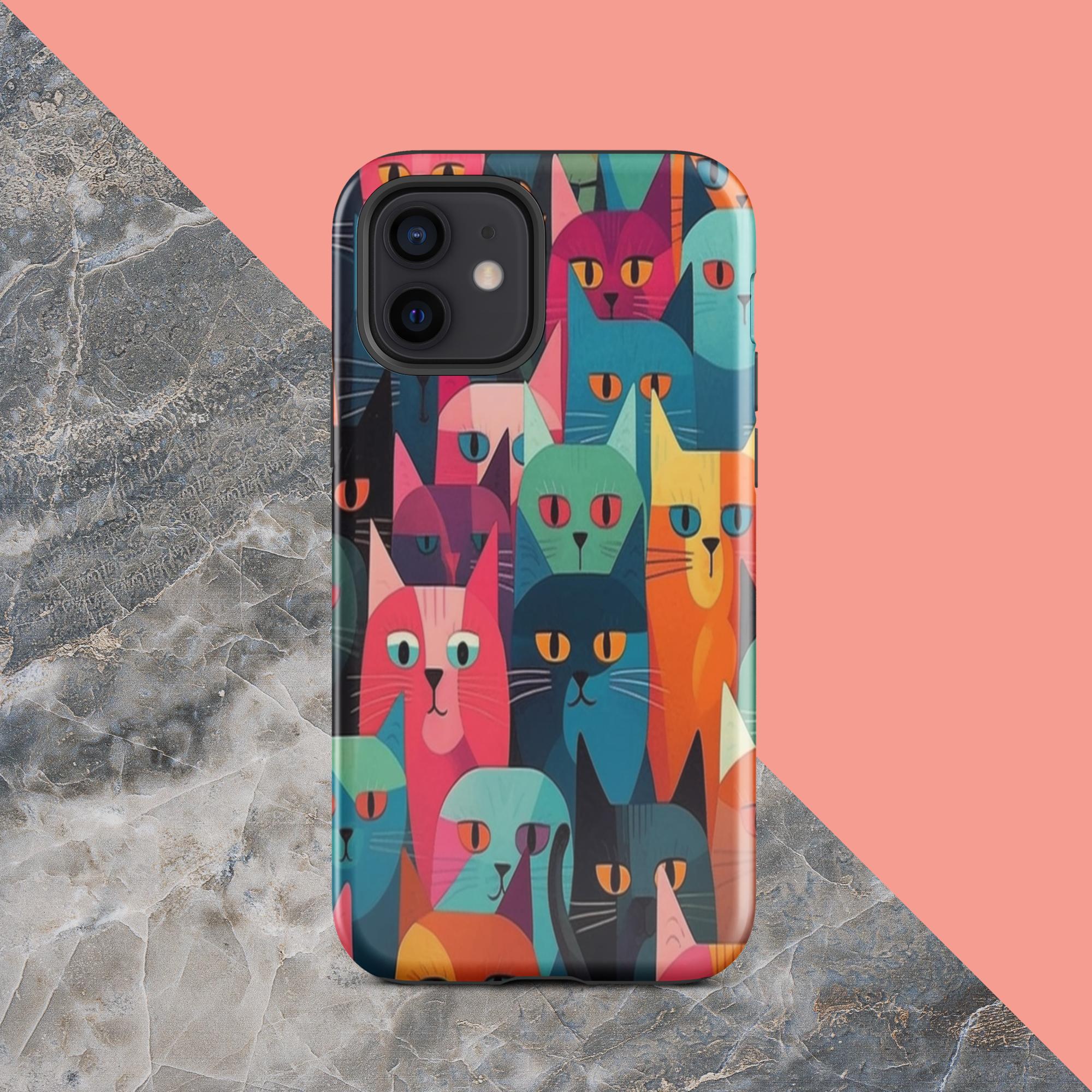 Cat Lady Tough Case, Shockproof Phone Case,Cool Designed Phone Cases, Pocket-friendly