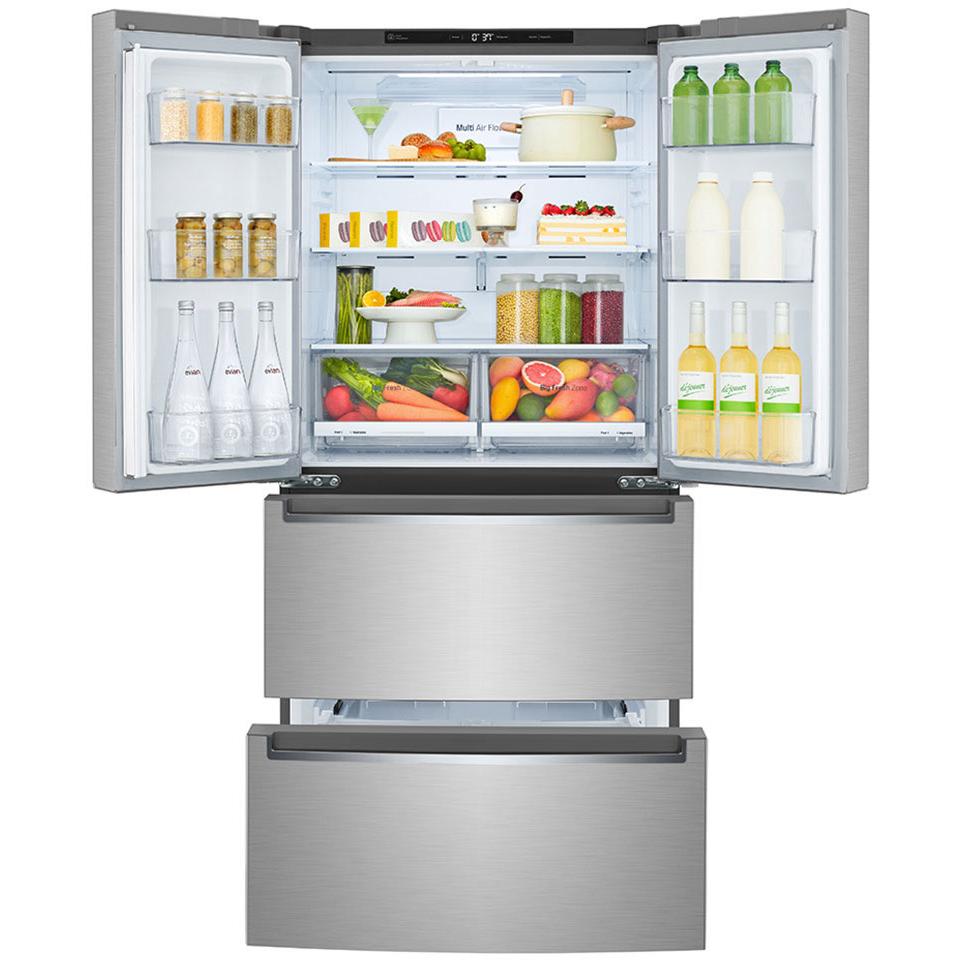 LG 33-inch, 19 cu.ft. Counter-Depth French 4-Door Refrigerator LRMNC1803S