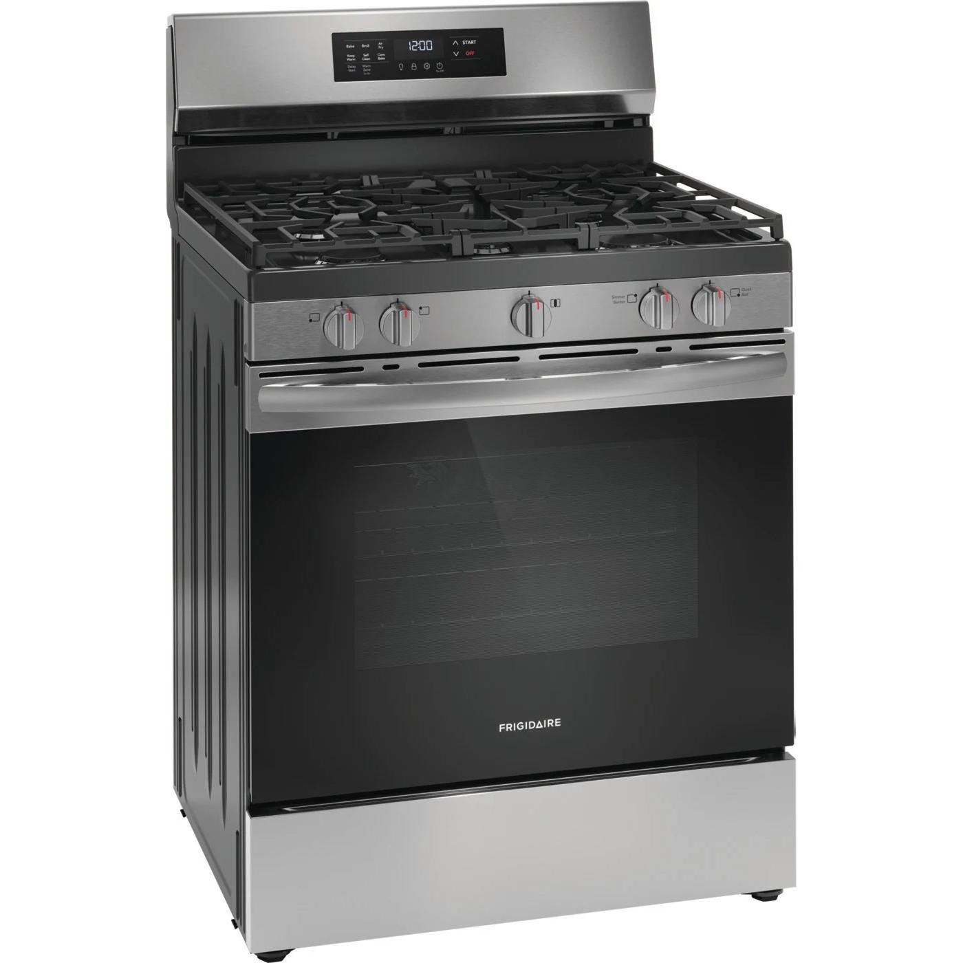 Frigidaire 30-inch Gas Range with Air Fry FCRG3083AS