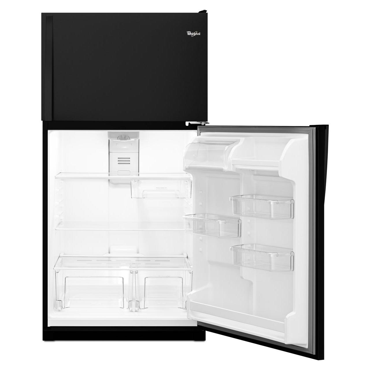 Whirlpool 33-inch, 20.5 cu.ft. Freestanding Top Freezer Refrigerator with Flexi-Side? Bin WRT311FZDB