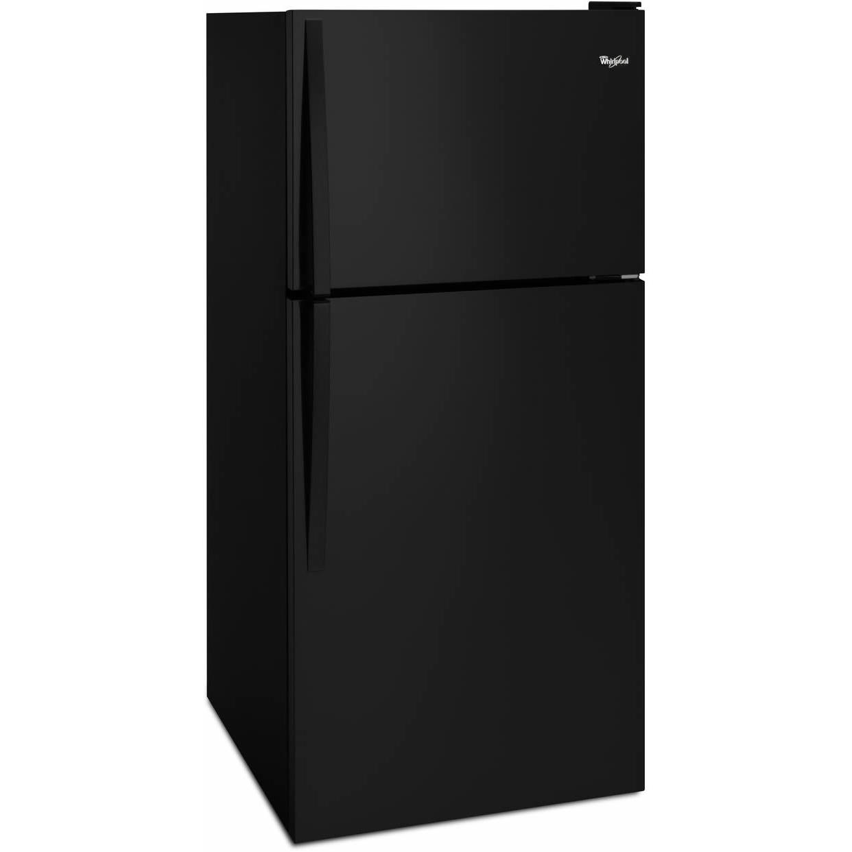 Whirlpool 30-inch, 18.2 cu.ft. Freestanding Top Freezer Refrigerator with Flexi-Slide? Bin WRT318FZDB