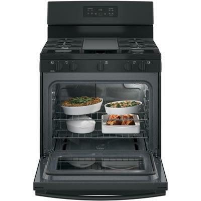 GE 30-inch Freestanding Gas Range JGBS66DEKBB