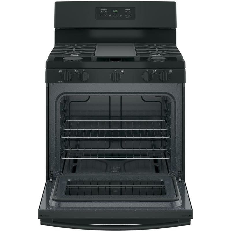 GE 30-inch Freestanding Gas Range JGBS66DEKBB