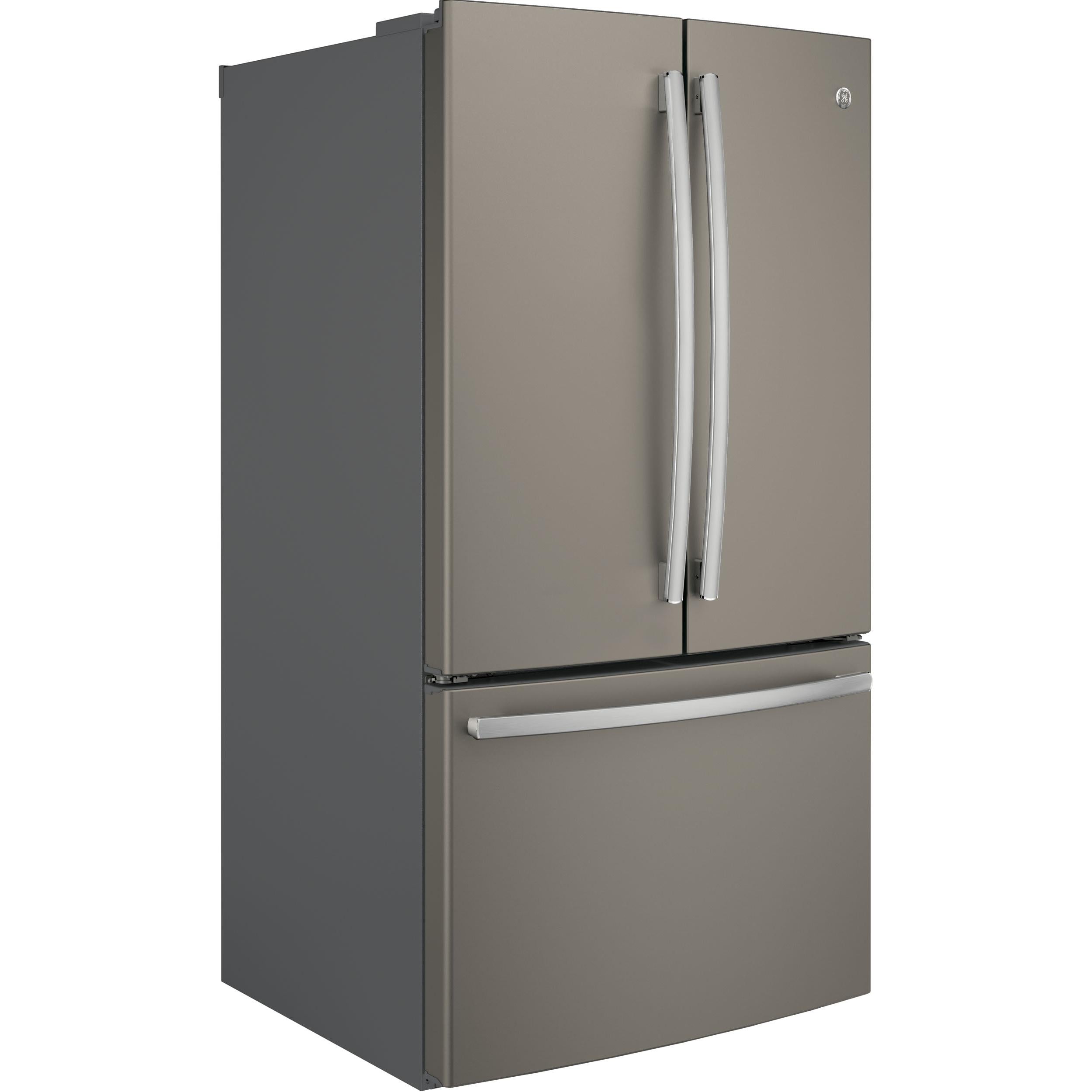 GE 36-inch, 28.7 cu. ft. French 3-Door Refrigerator with Icemaker GNE29GMKES