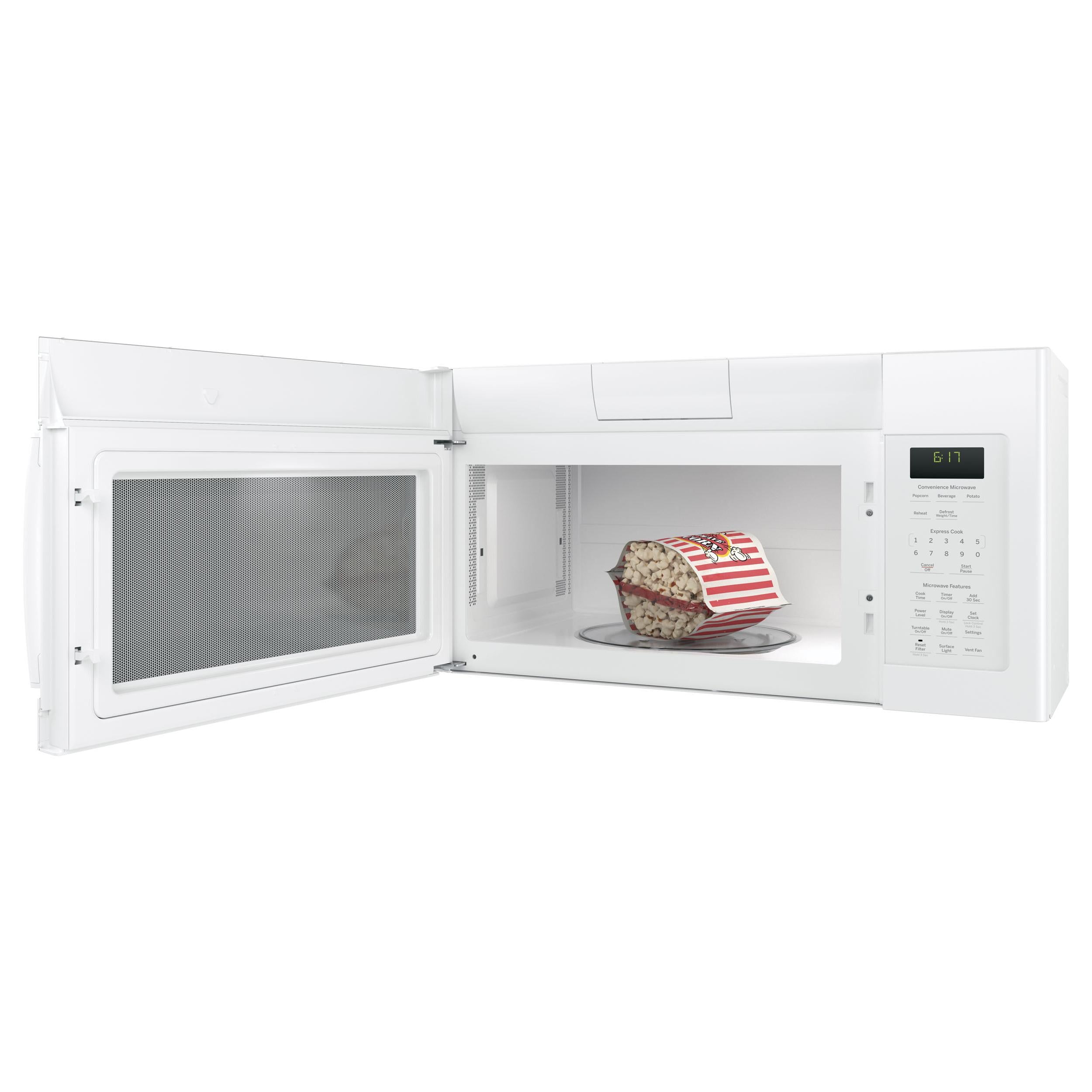 GE 30-inch, 1.7 cu. ft. Over-the-Range Microwave Oven JVM6172DKWW