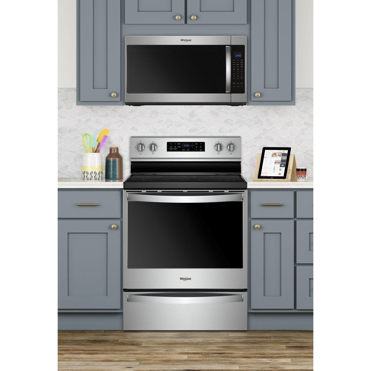 Whirlpool 30-inch Freestanding Electric Range with  Frozen Bake? Technology WFE775H0HZ