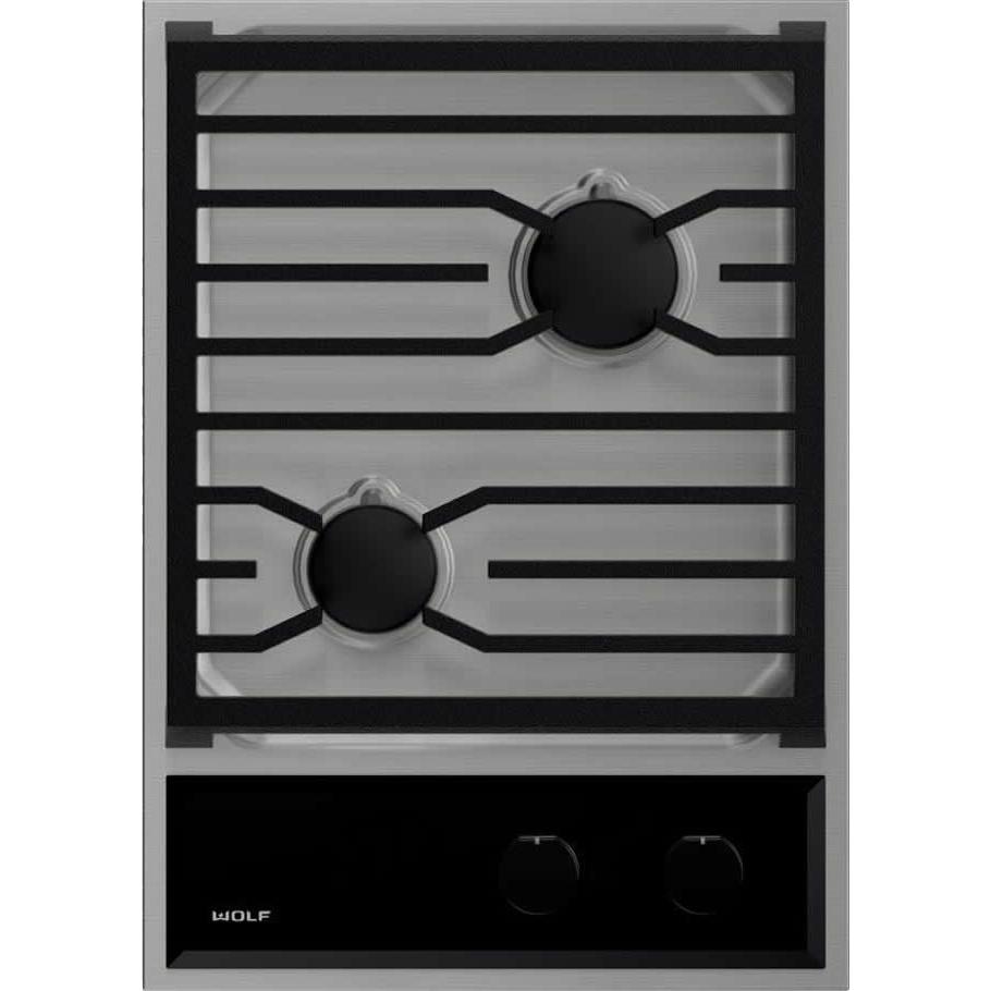 Wolf 15-inch Built-in Gas Cooktop CG152TF/S