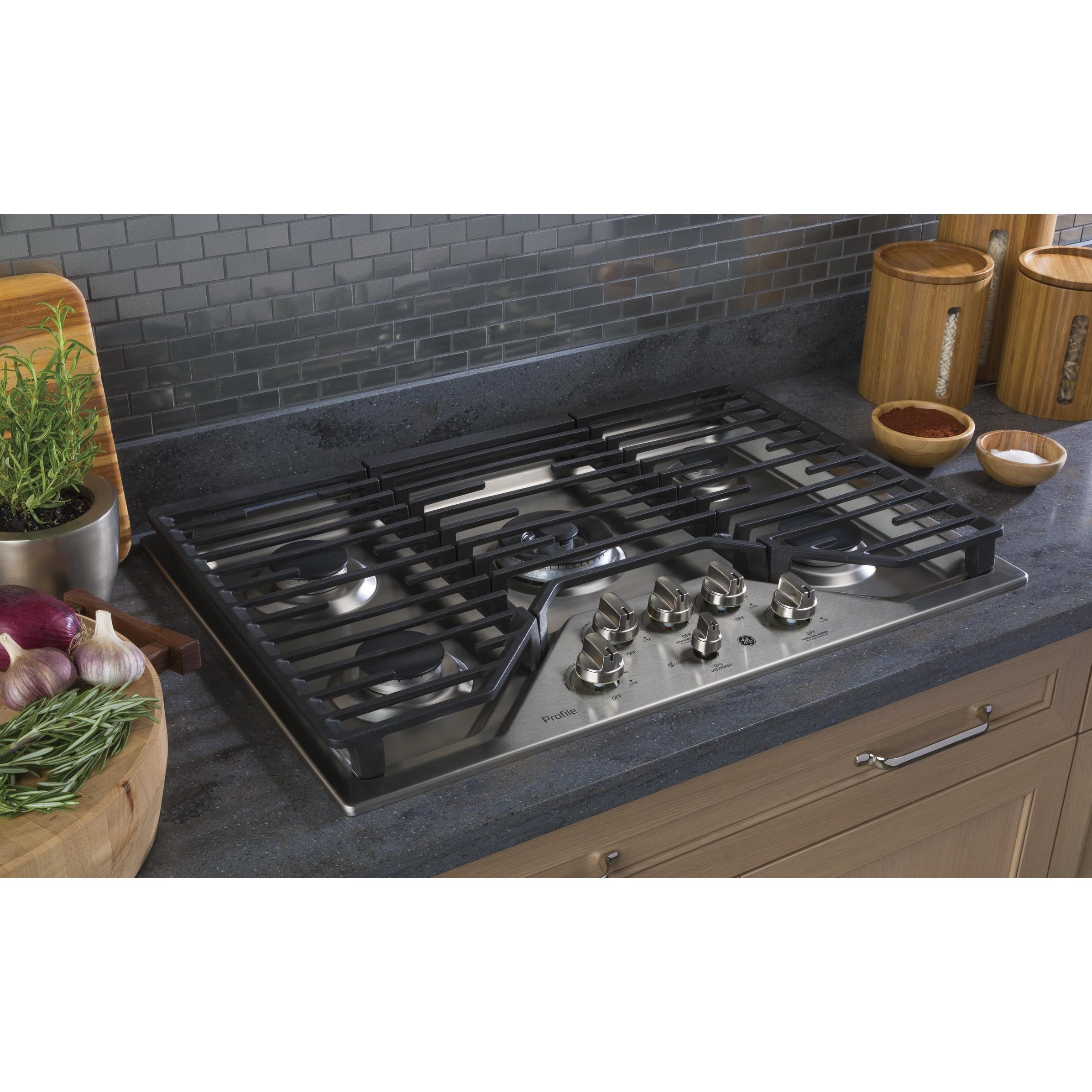 GE Profile 30-inch Built-In Gas Cooktop PGP9030SLSS