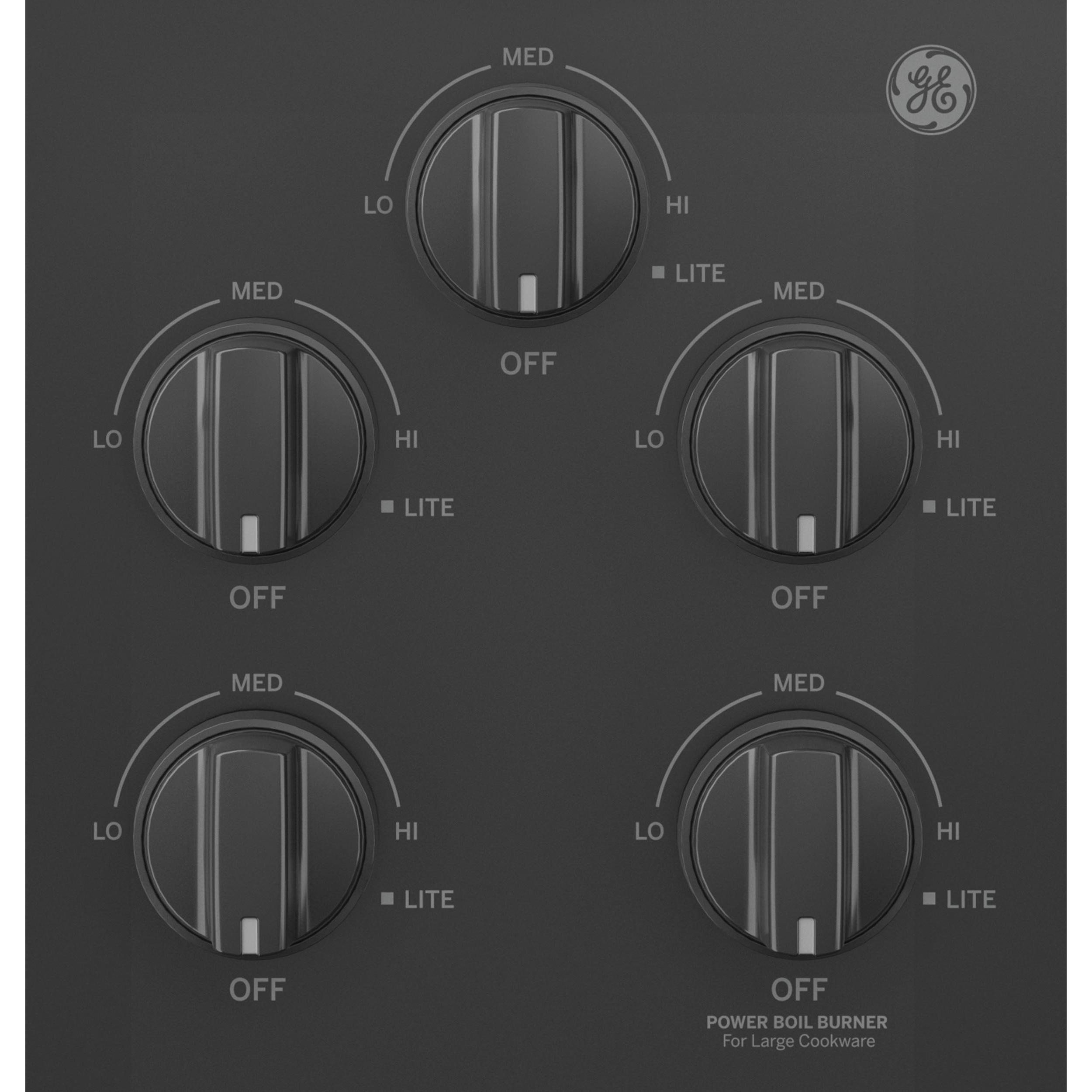 GE 36-inch Built-In Gas Cooktop with MAX Burner System JGP3036DLBB