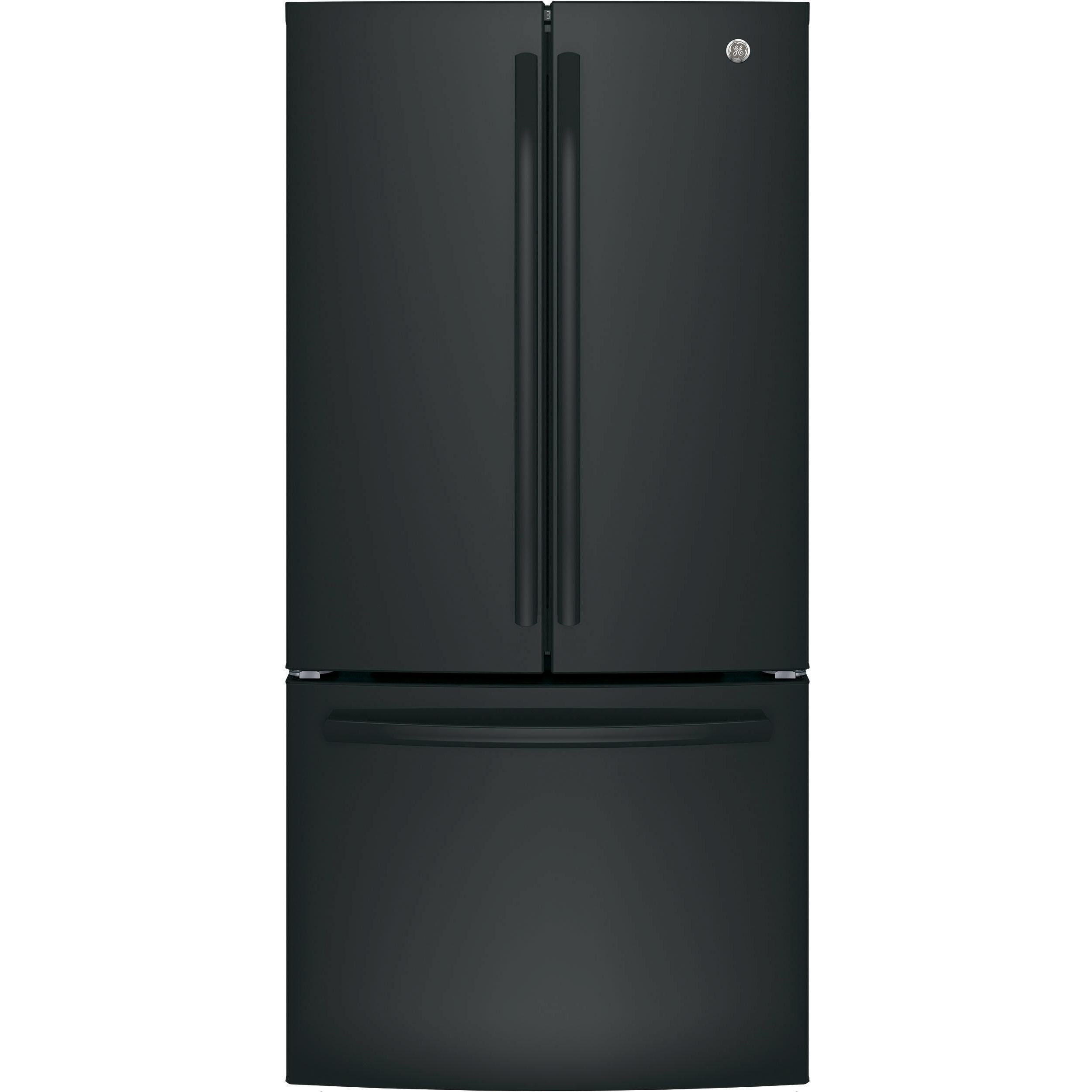 GE 33-inch, 18.6 cu. ft. Counter-Depth French-Door Refrigerator GWE19JGLBB