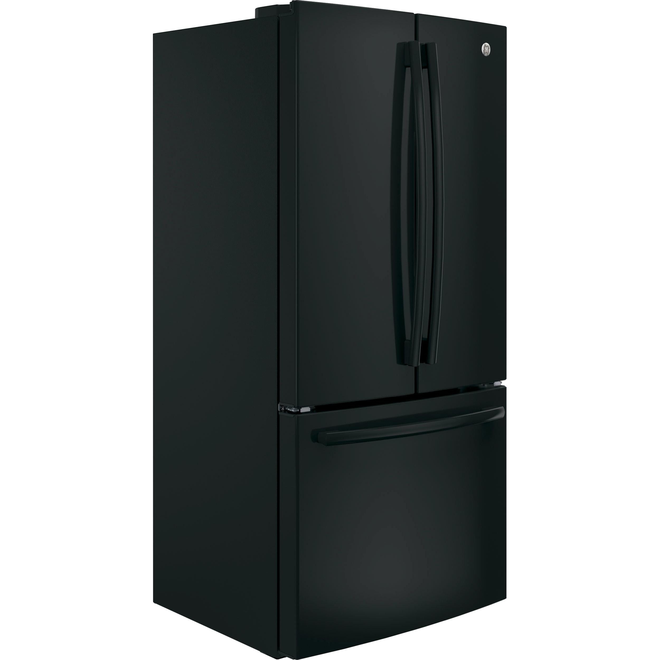 GE 33-inch, 18.6 cu. ft. Counter-Depth French-Door Refrigerator GWE19JGLBB