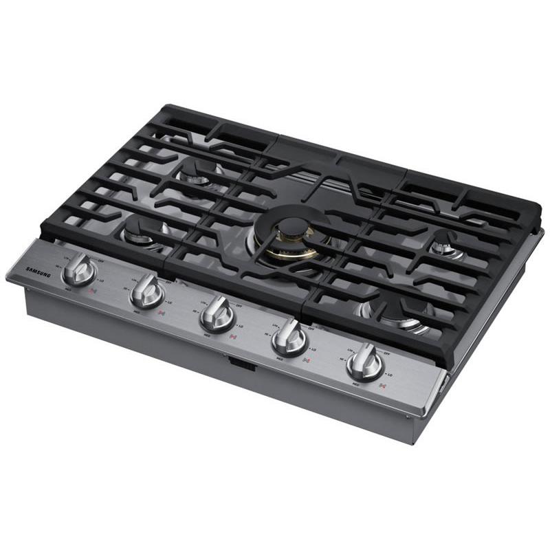 Samsung 30-inch Built-In Gas Cooktop with Wi-Fi Connectivity NA30N7755TS/AA