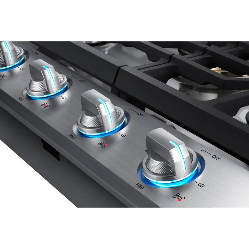 Samsung 30-inch Built-In Gas Cooktop with Wi-Fi Connectivity NA30N7755TS/AA