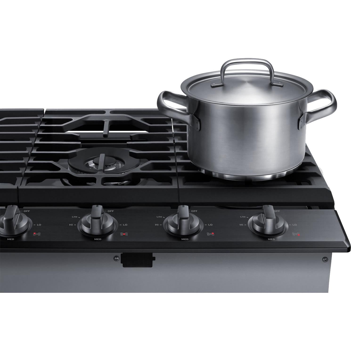 Samsung 30-inch, Built-in Gas Cooktop with Wi-Fi Connectivity NA30N6555TG/AA