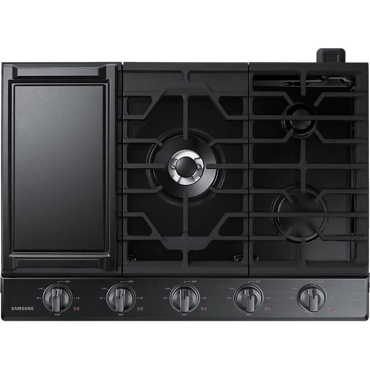 Samsung 30-inch, Built-in Gas Cooktop with Wi-Fi Connectivity NA30N6555TG/AA