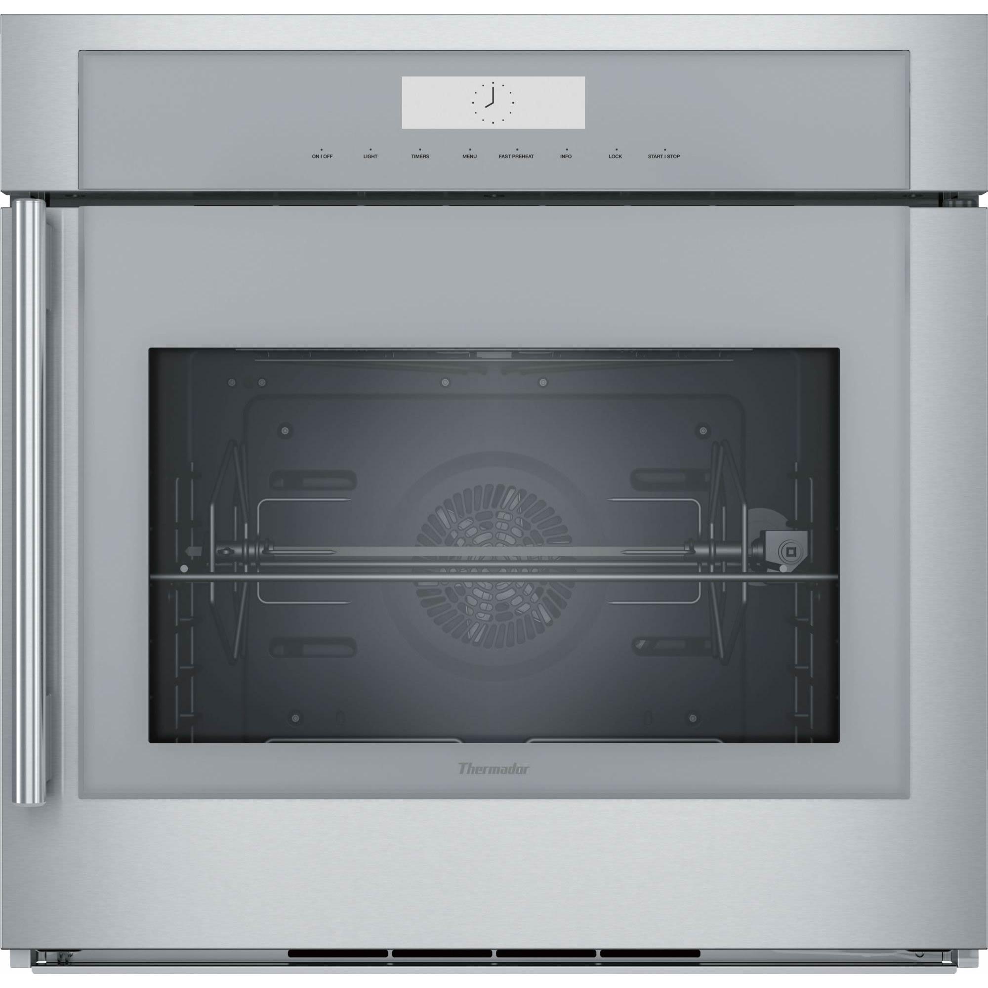 Thermador 30-inch, 4.5 cu.ft. Single Built-in Wall Oven with Home Connect MED301RWS