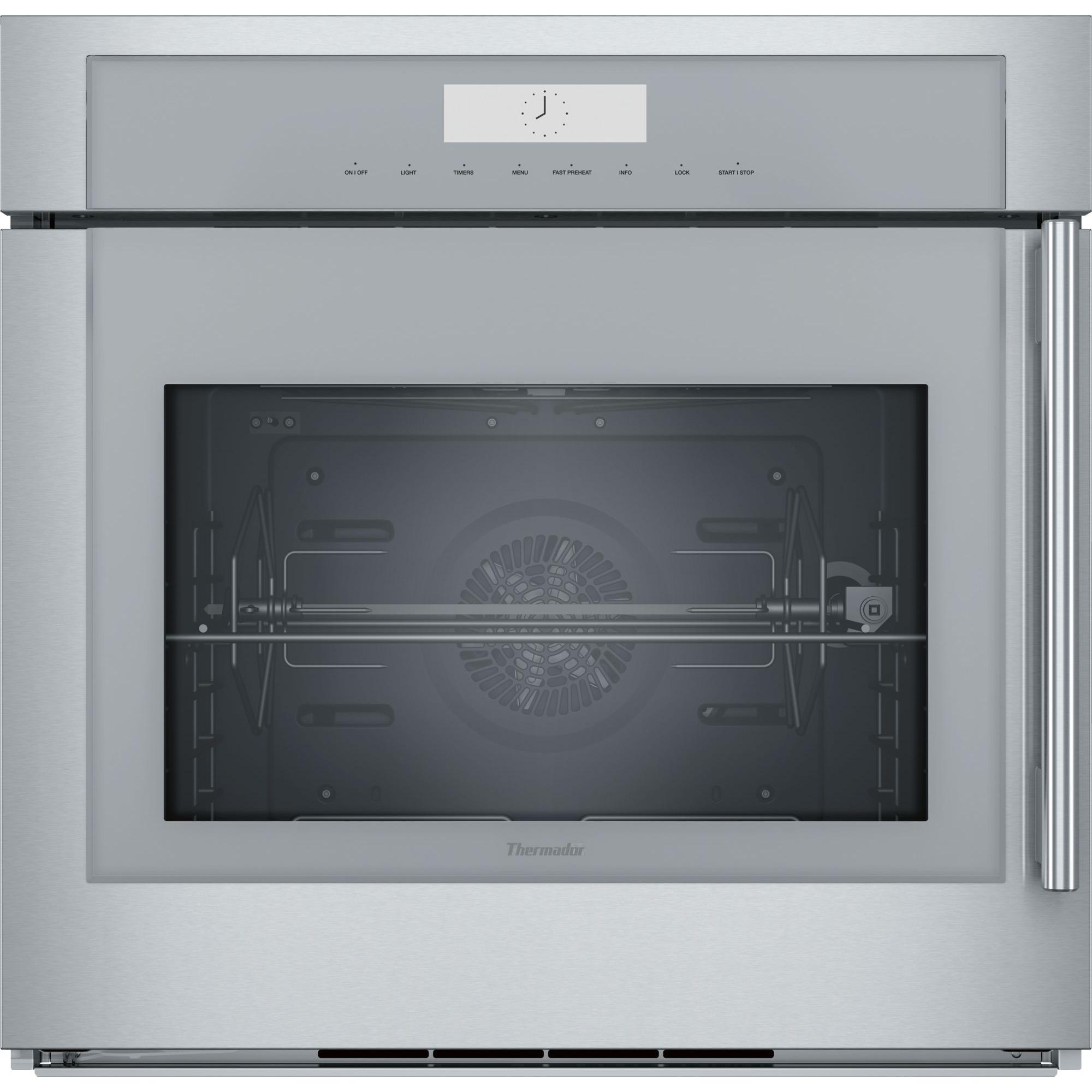 Thermador 30-inch, 4.5 cu.ft. Single Built-in Wall Oven with Home Connect MED301LWS