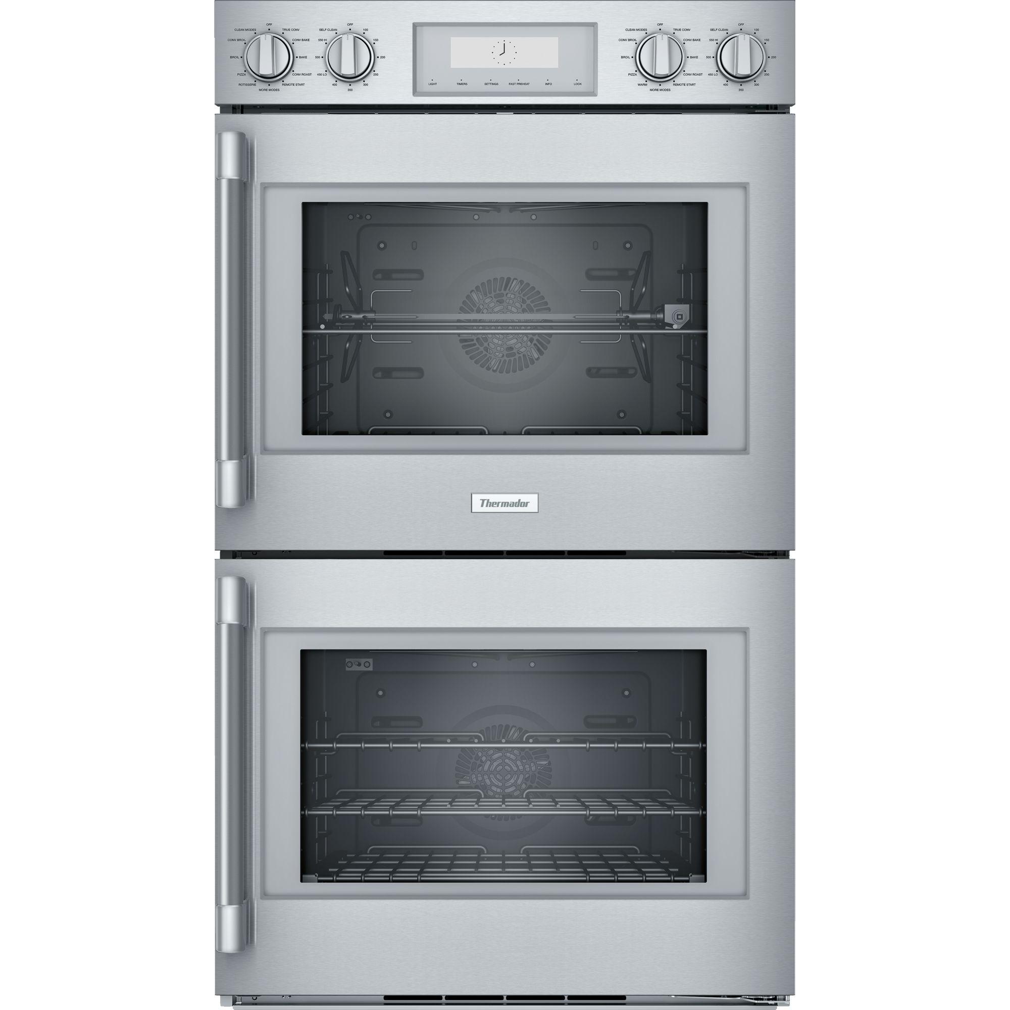 Thermador 30-inch, 9.0 cu.ft. Built-in Double Wall Oven with Home Connect POD302RW