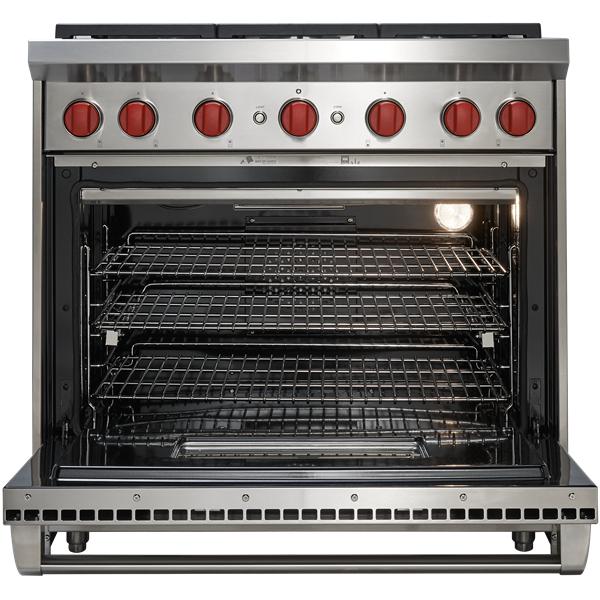 Wolf 36-inch Freestanding Gas Range with Convection GR366-LP