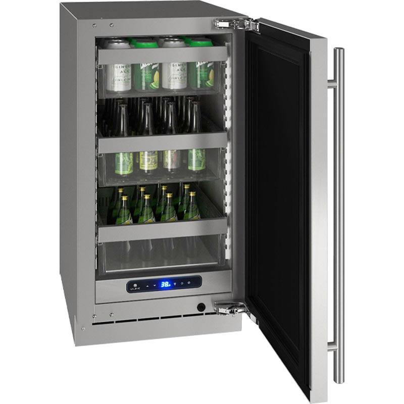 U-Line 18-inch 3.7 cu. ft. Compact Refrigerator UHRE518-SG01A