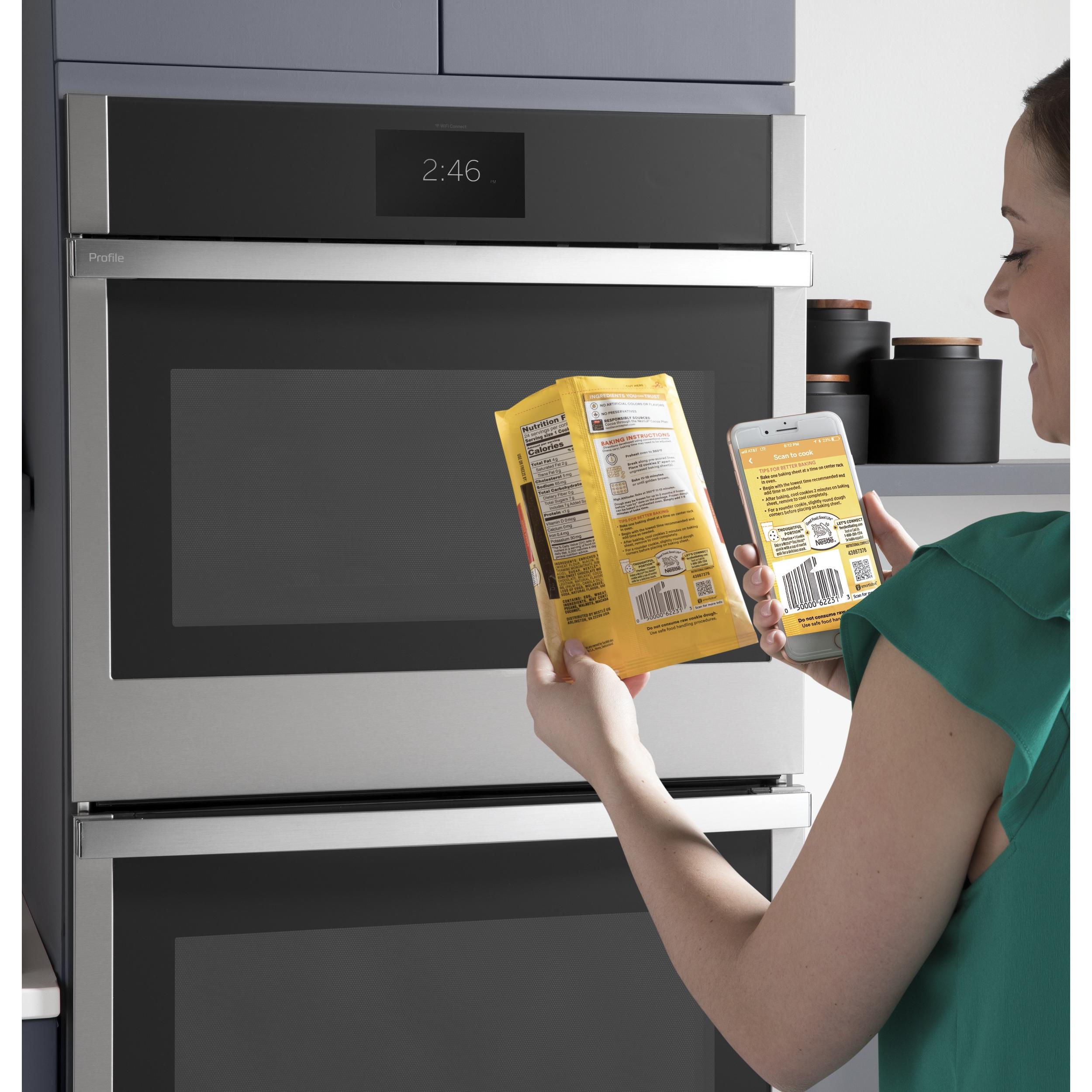 GE Profile 27-inch, 4.3 cu.ft. Built-in Single Wall Oven with Convection Technology PKS7000SNSS