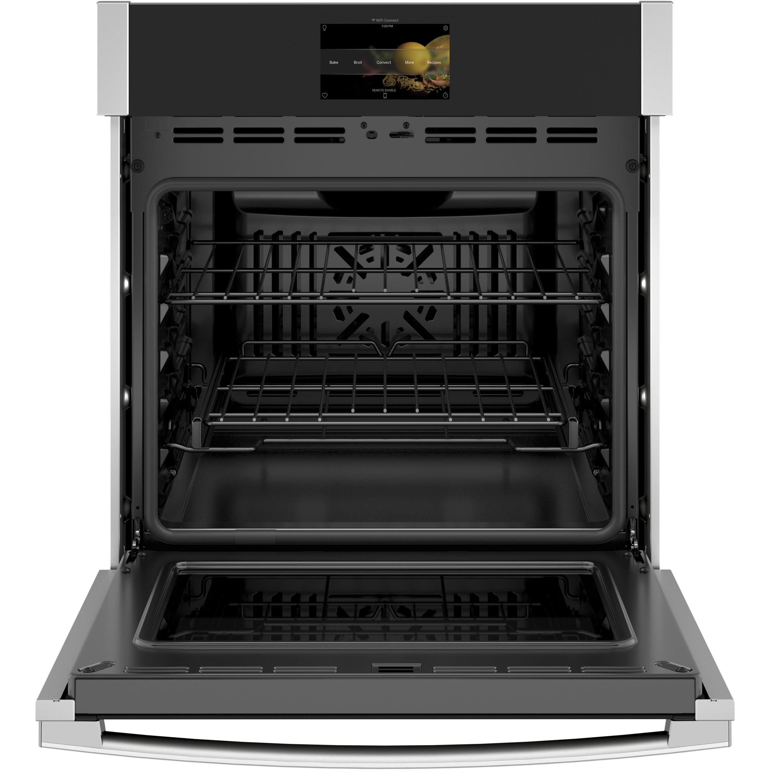 GE Profile 27-inch, 4.3 cu.ft. Built-in Single Wall Oven with Convection Technology PKS7000SNSS