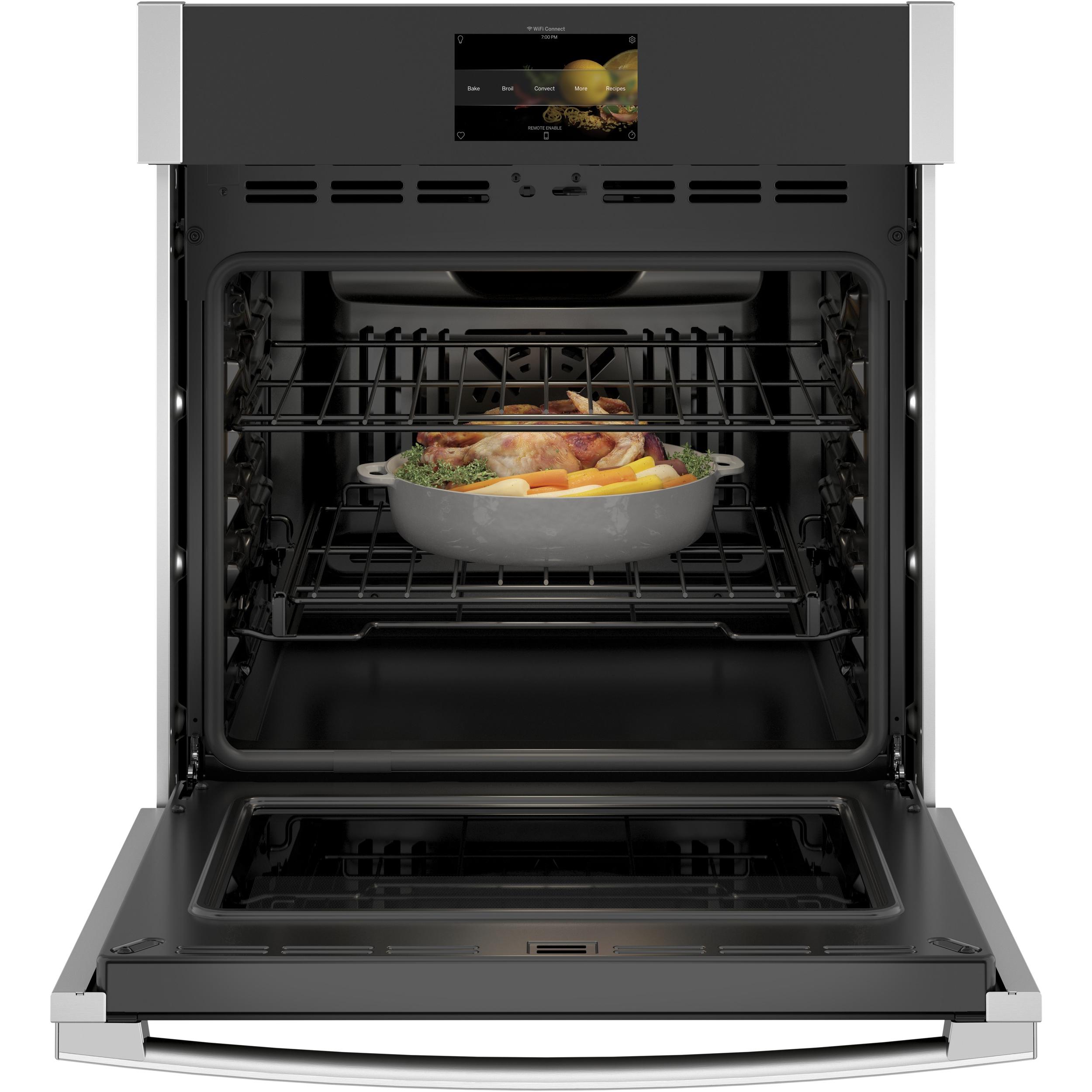 GE Profile 27-inch, 4.3 cu.ft. Built-in Single Wall Oven with Convection Technology PKS7000SNSS