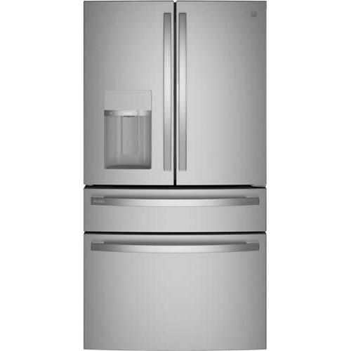 GE Profile 36-inch, 27.6 Cu. Ft. French 4-Door Refrigerator with Door In Door PVD28BYNFS