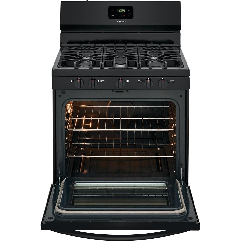 Frigidaire 30-inch Freestanding Gas Range with Even Baking Technology FCRG3052AB