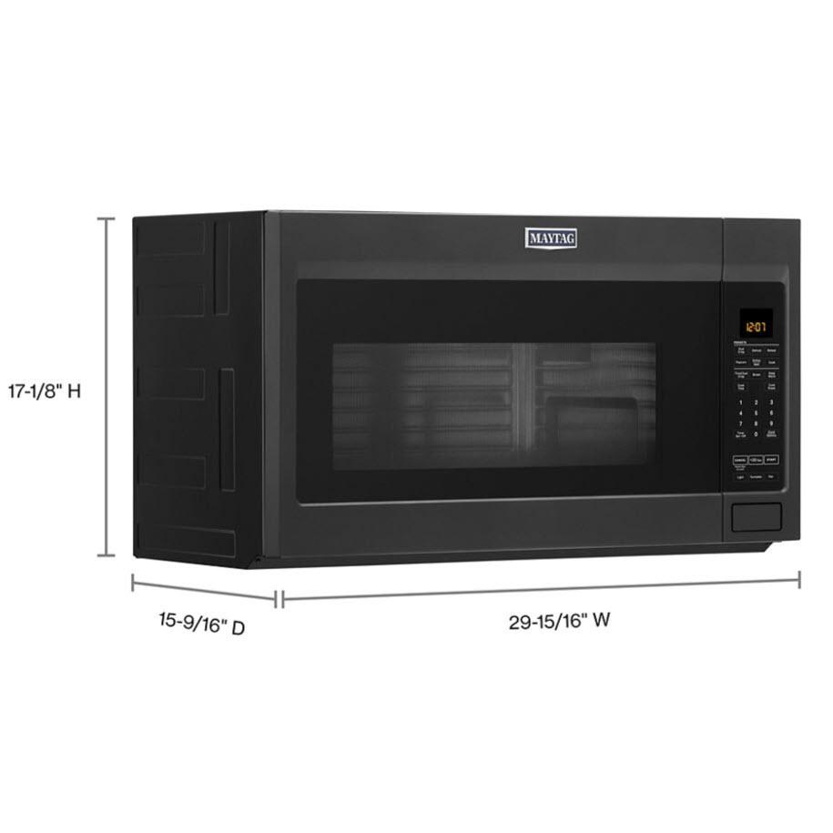Maytag 30-inch, 1.9 cu.ft. Over-the-Range Microwave Oven with Stainless Steel Interior MMV4207JK