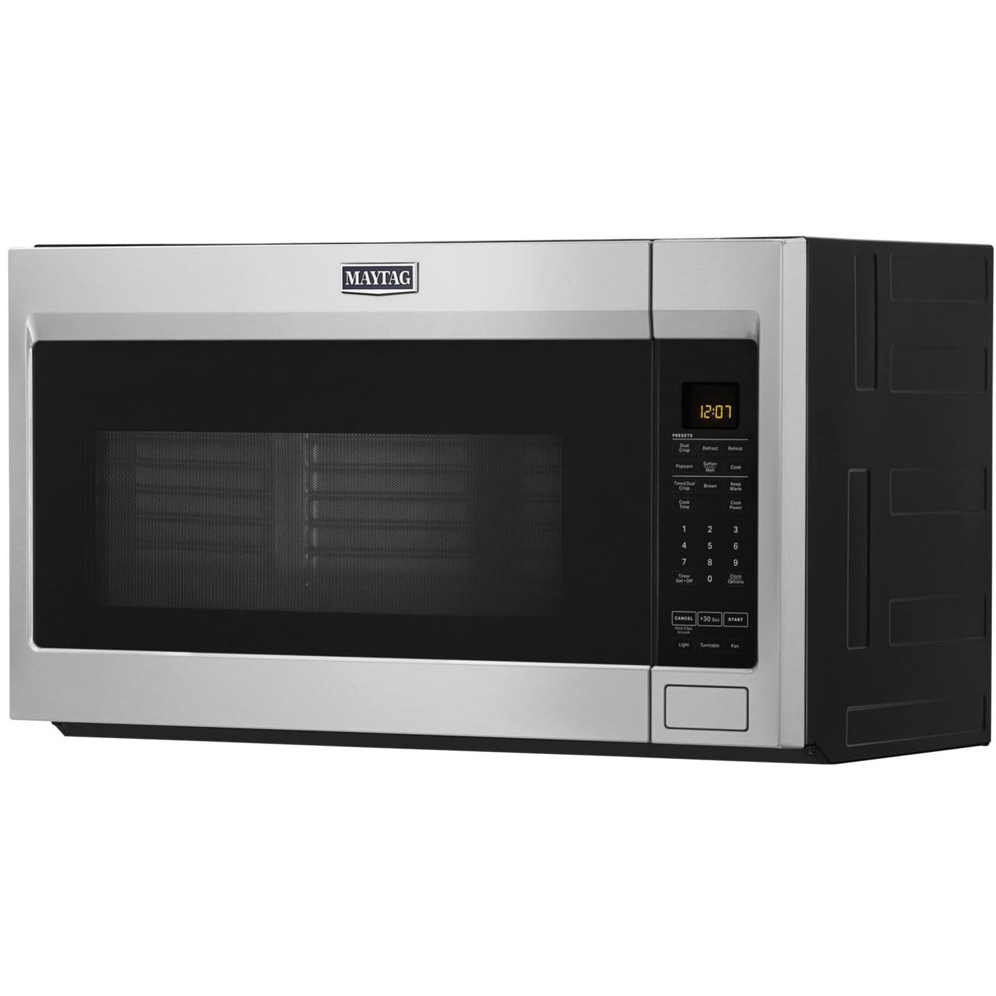 Maytag 30-inch, 1.9 cu.ft. Over-the-Range Microwave Oven with Stainless Steel Interior MMV4207JZ