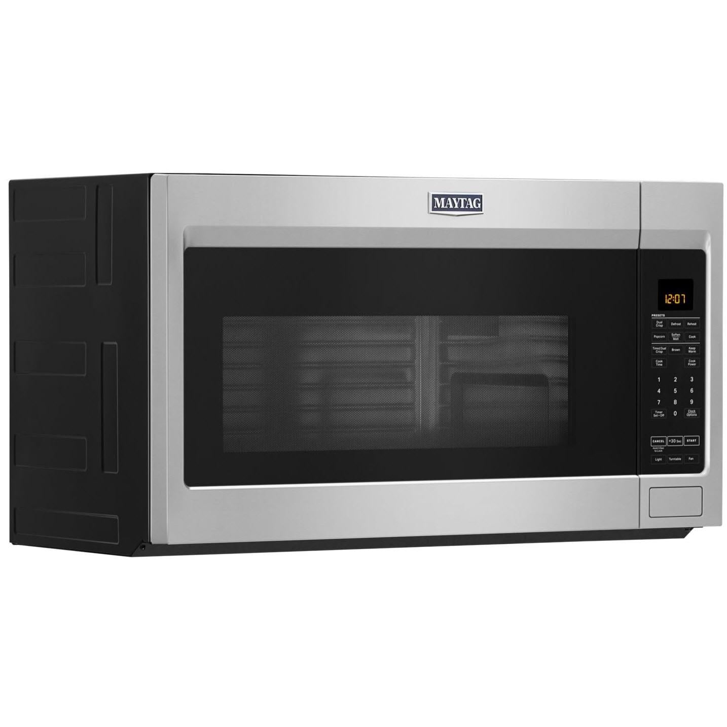 Maytag 30-inch, 1.9 cu.ft. Over-the-Range Microwave Oven with Stainless Steel Interior MMV4207JZ