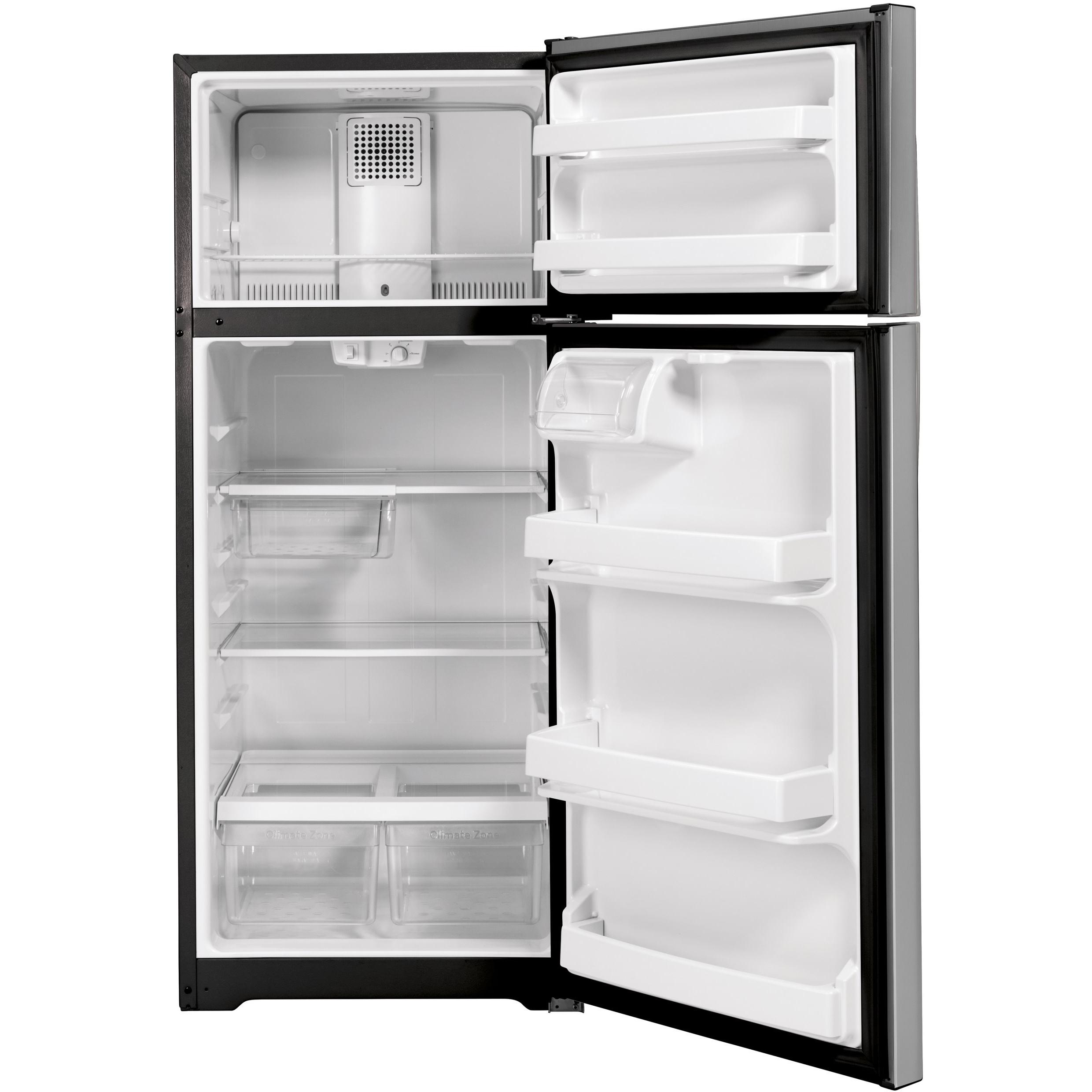 GE 16.6 cu. ft. Top Freezer Refrigerator GTS17GSNRSS