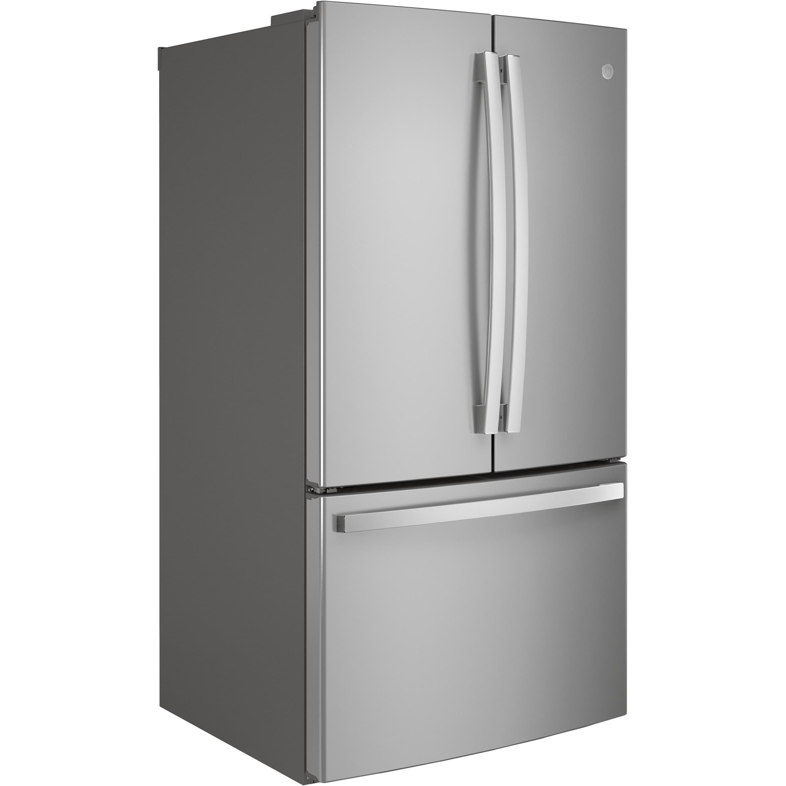GE 36-inch, 28.7 cu. ft. French 3-Door Refrigerator with Icemaker GNE29GYNFS