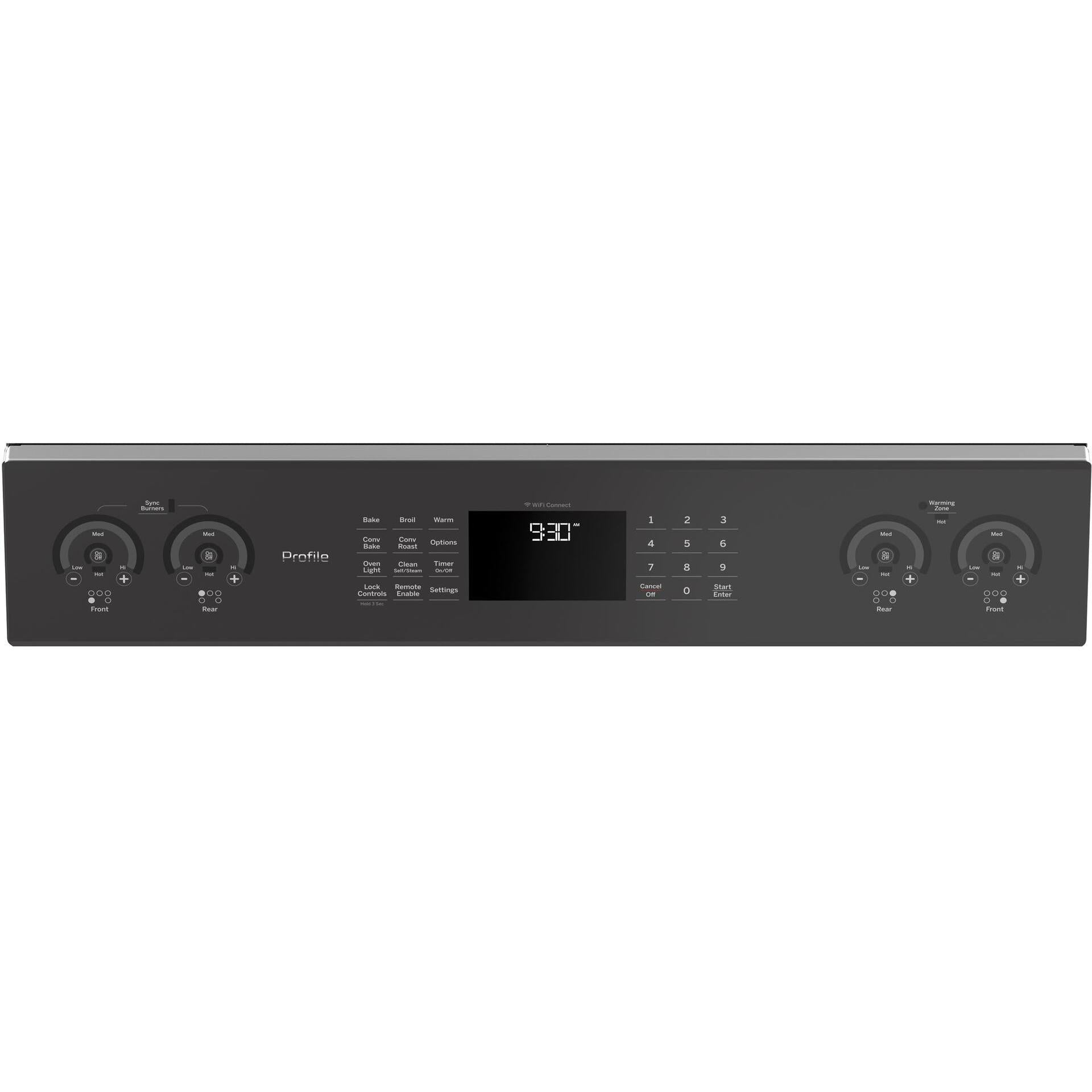 GE Profile 30-inch Slide-in Induction Electric Range with Wi-Fi Connectivity PHS930YPFS