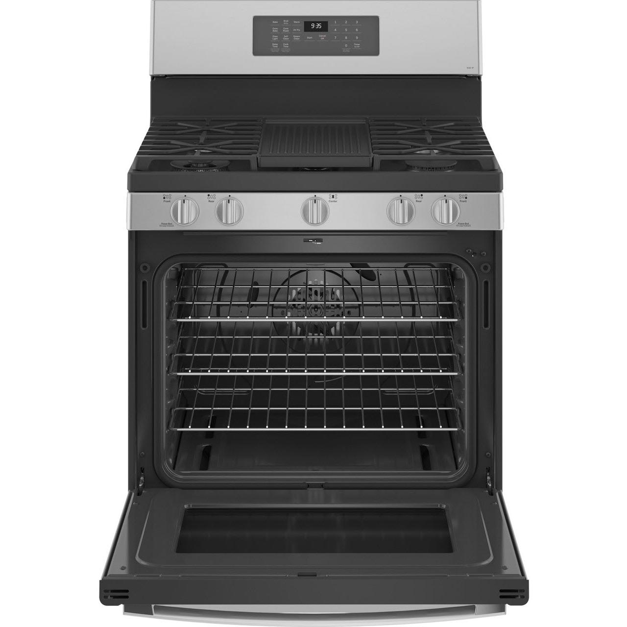 GE Profile 30-inch Freestanding Gas Range with Wi-Fi Connectivity PGB935YPFS