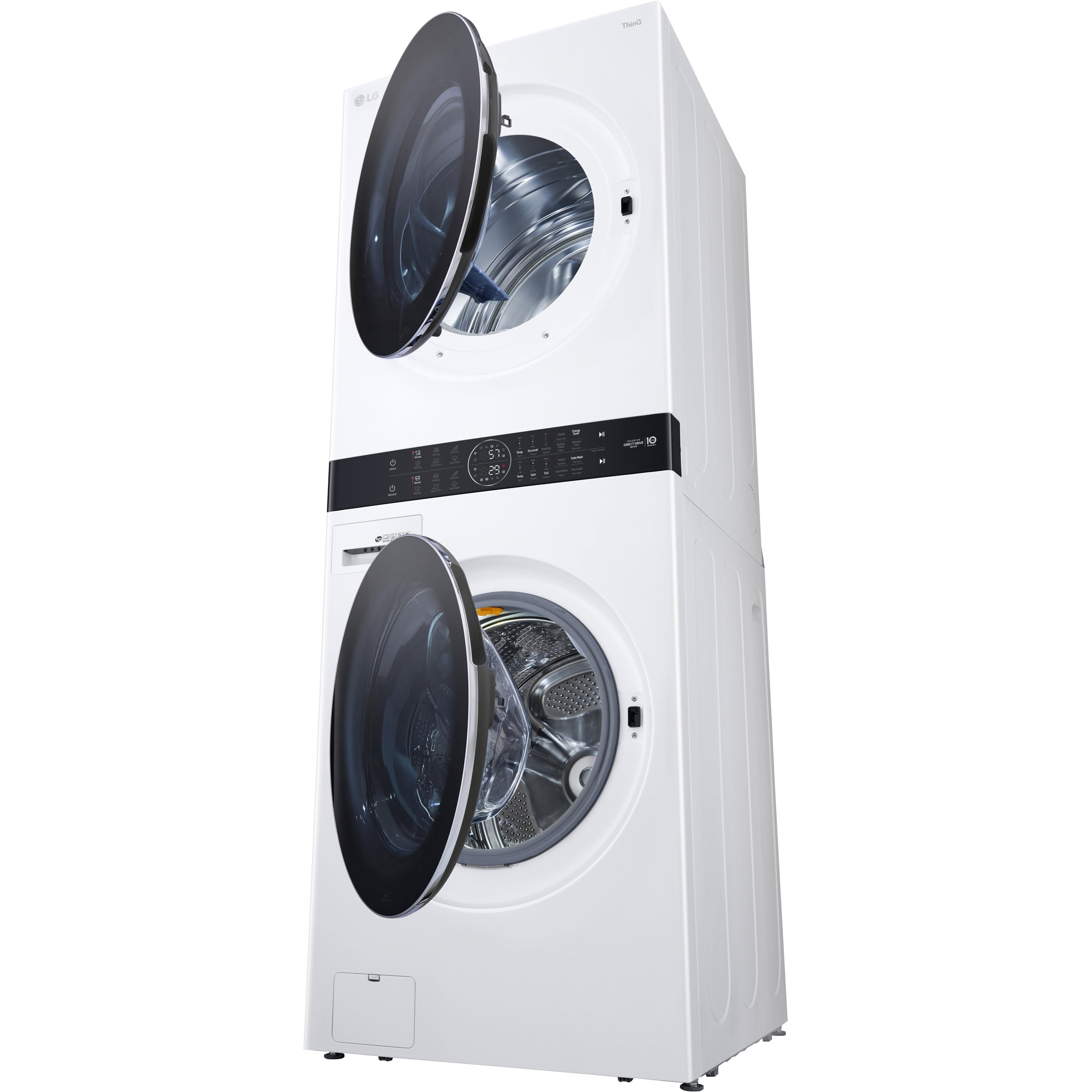 LG Stacked Washer/Dryer Electric Laundry Center with TurboWash? 360 Technology WKEX200HWA