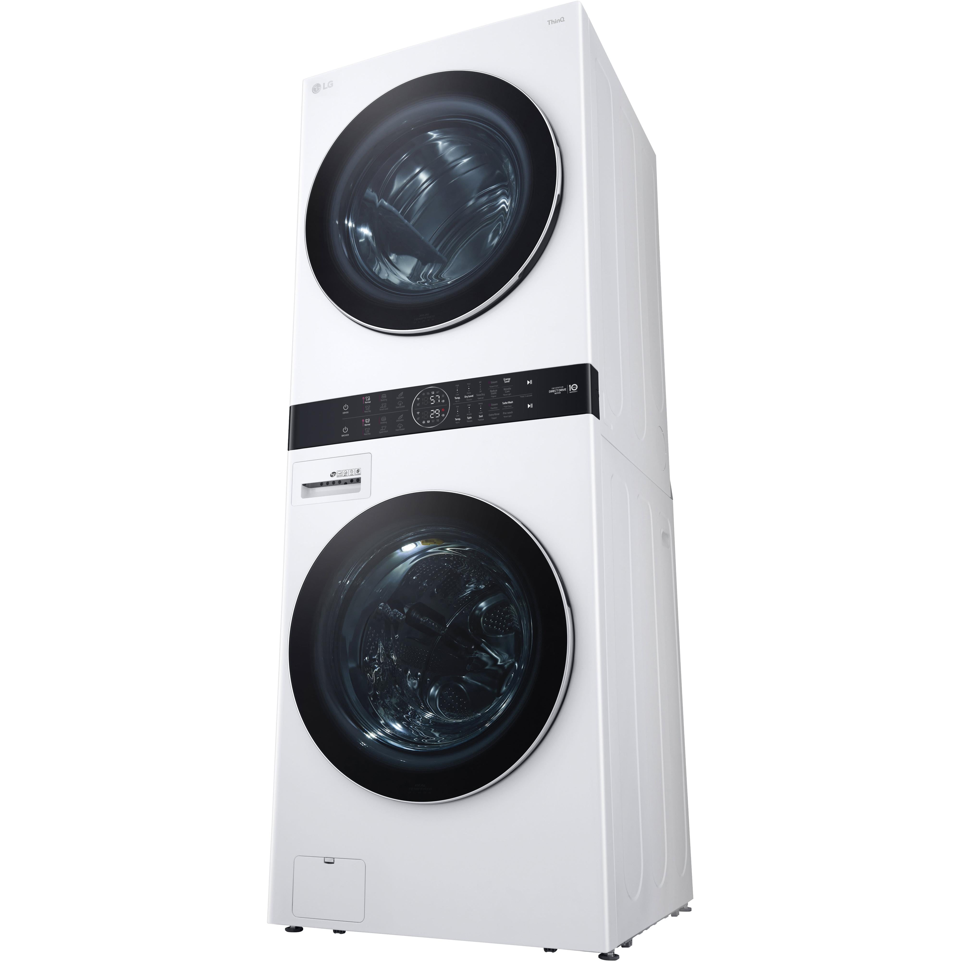 LG Stacked Washer/Dryer Electric Laundry Center with TurboWash? 360 Technology WKEX200HWA