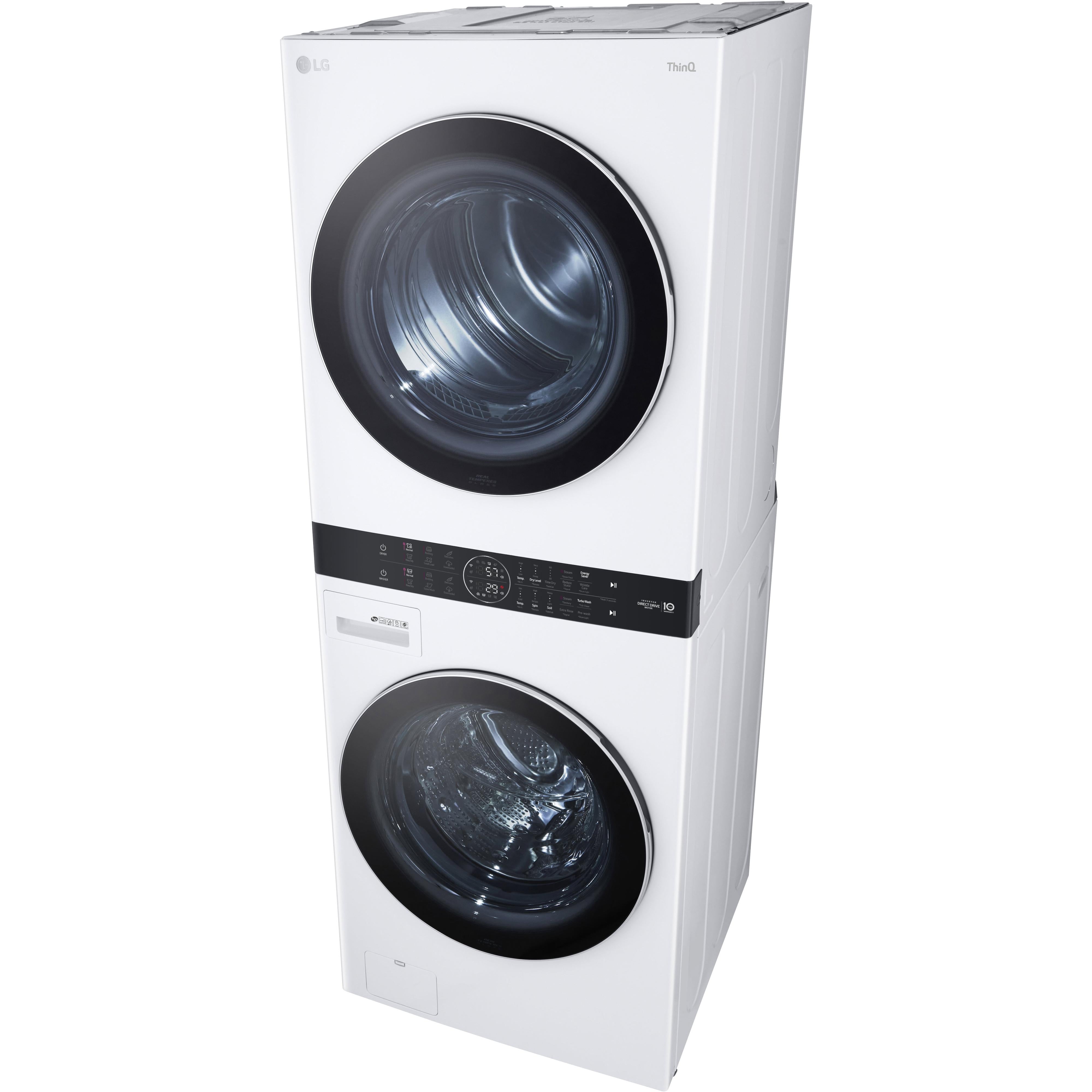 LG Stacked Washer/Dryer Electric Laundry Center with TurboWash? 360 Technology WKEX200HWA