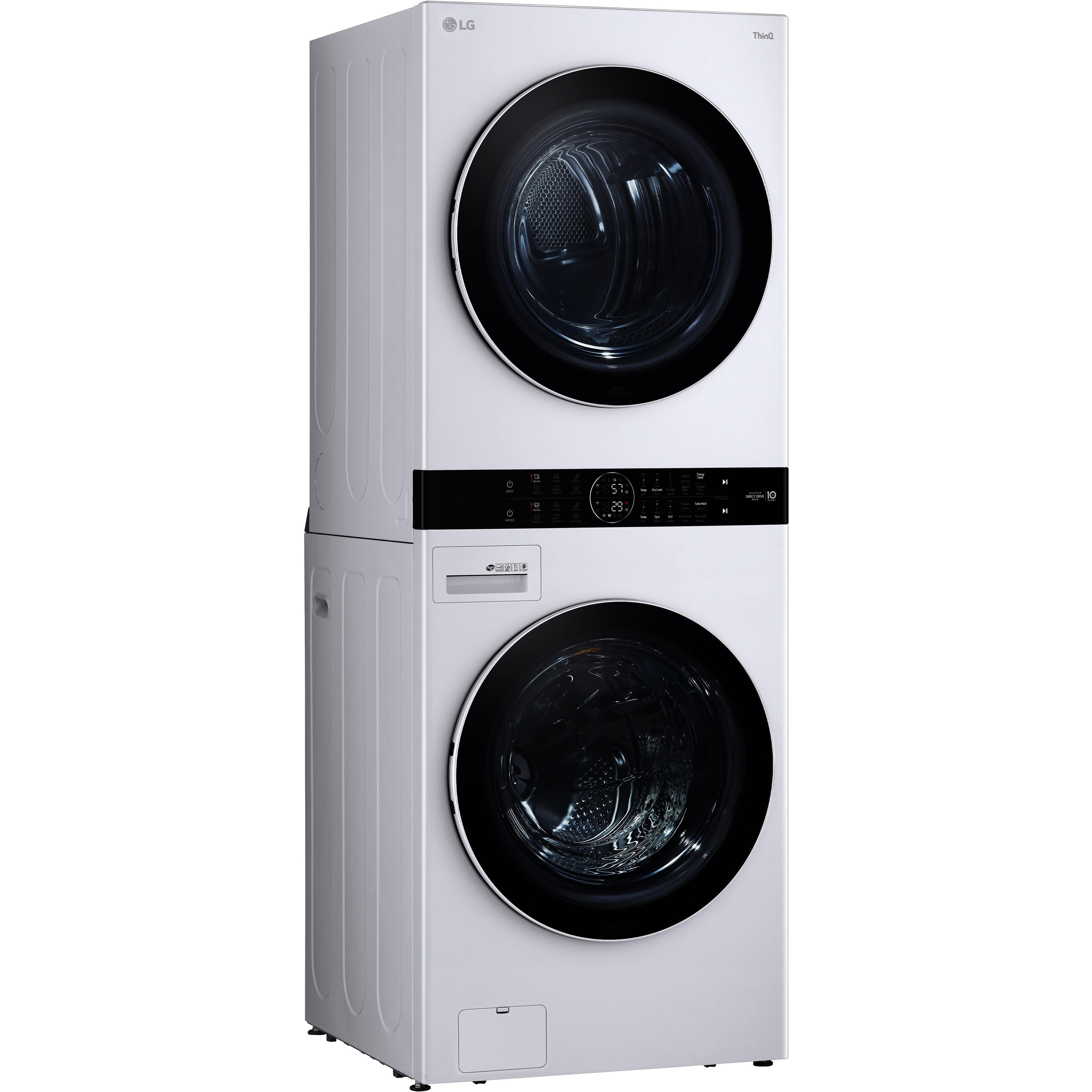 LG Stacked Washer/Dryer Electric Laundry Center with TurboWash? 360 Technology WKEX200HWA