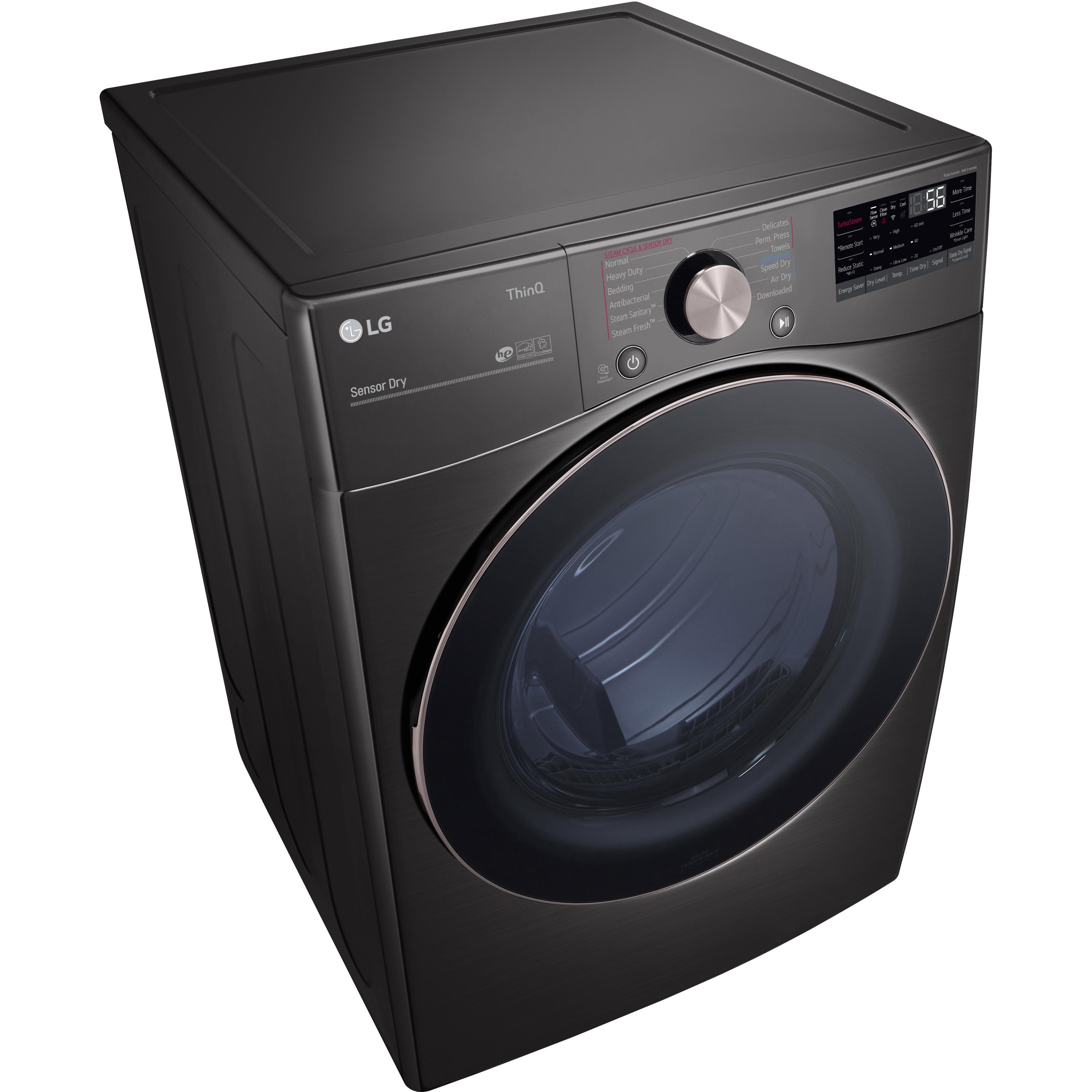 LG 7.4 cu.ft. Electric Dryer with TurboSteam? Technology DLEX4000B
