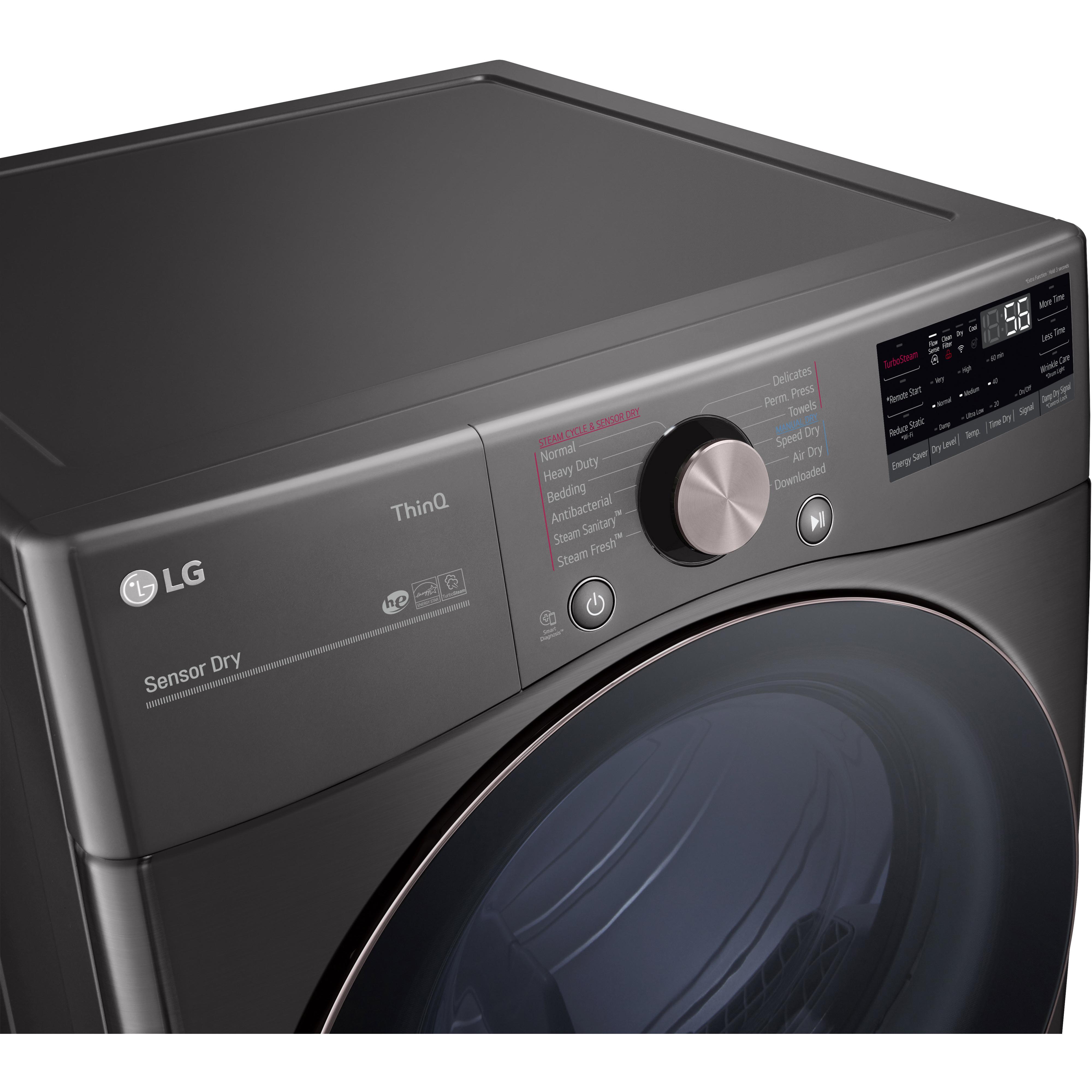 LG 7.4 cu.ft. Electric Dryer with TurboSteam? Technology DLEX4000B