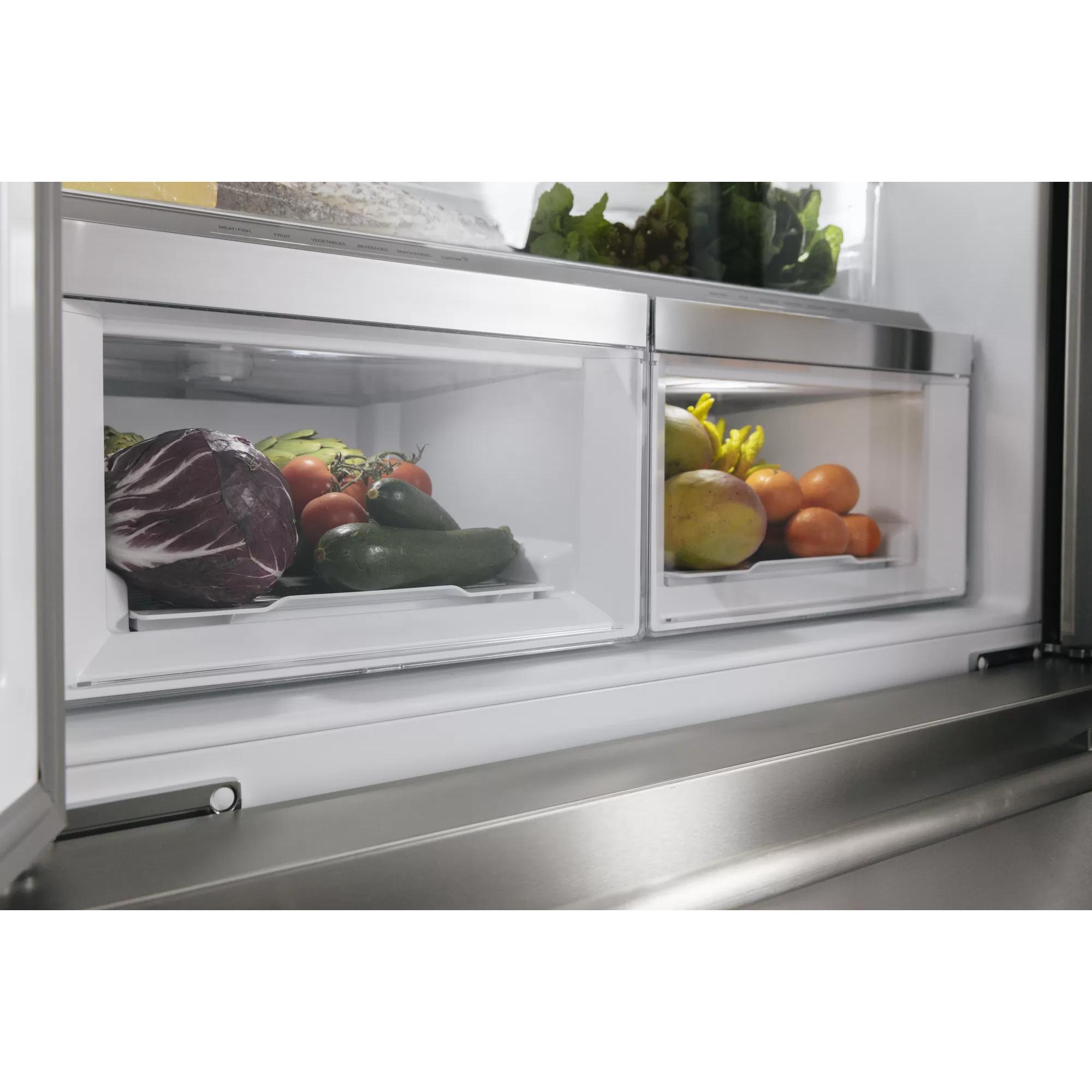 Thermador 36-inch Freestanding French 3-Door Refrigerator with Home Connect? T36FT820NS