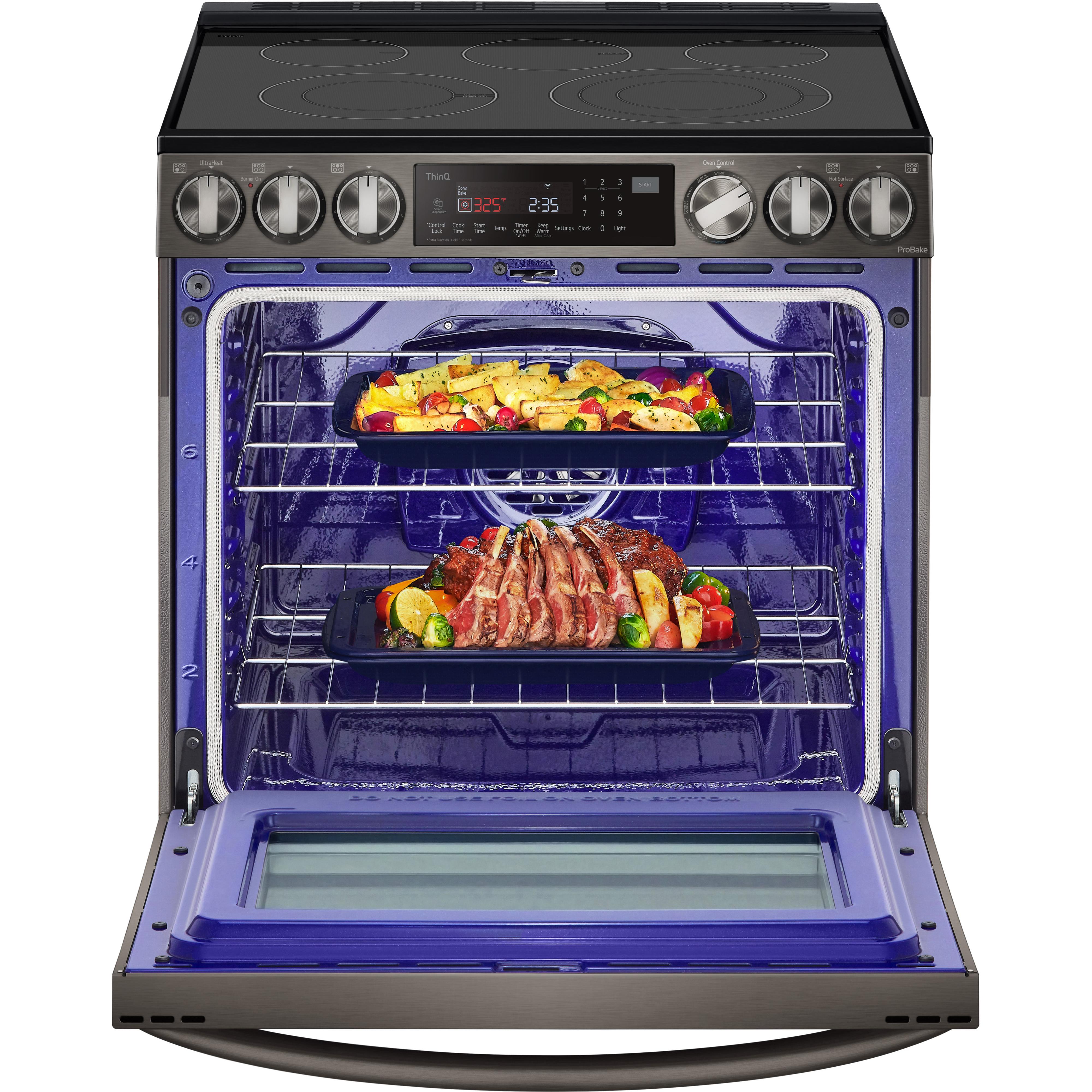 LG 30-inch Slide-In Electric Range with Air Fry LSEL6335D