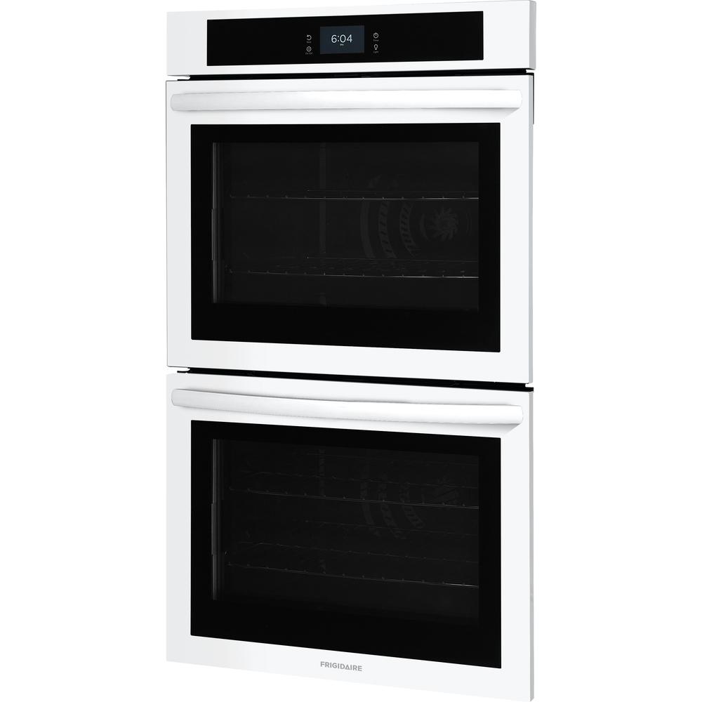 Frigidaire 30-inch Double Electric Wall Oven with Fan Convection FCWD3027AW
