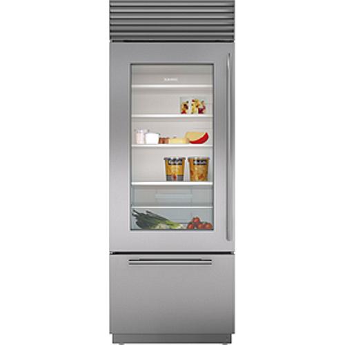 Sub-Zero 30-inch Built-in Bottom Freezer Refrigerator with Glass Door CL3050UG/S/T/L