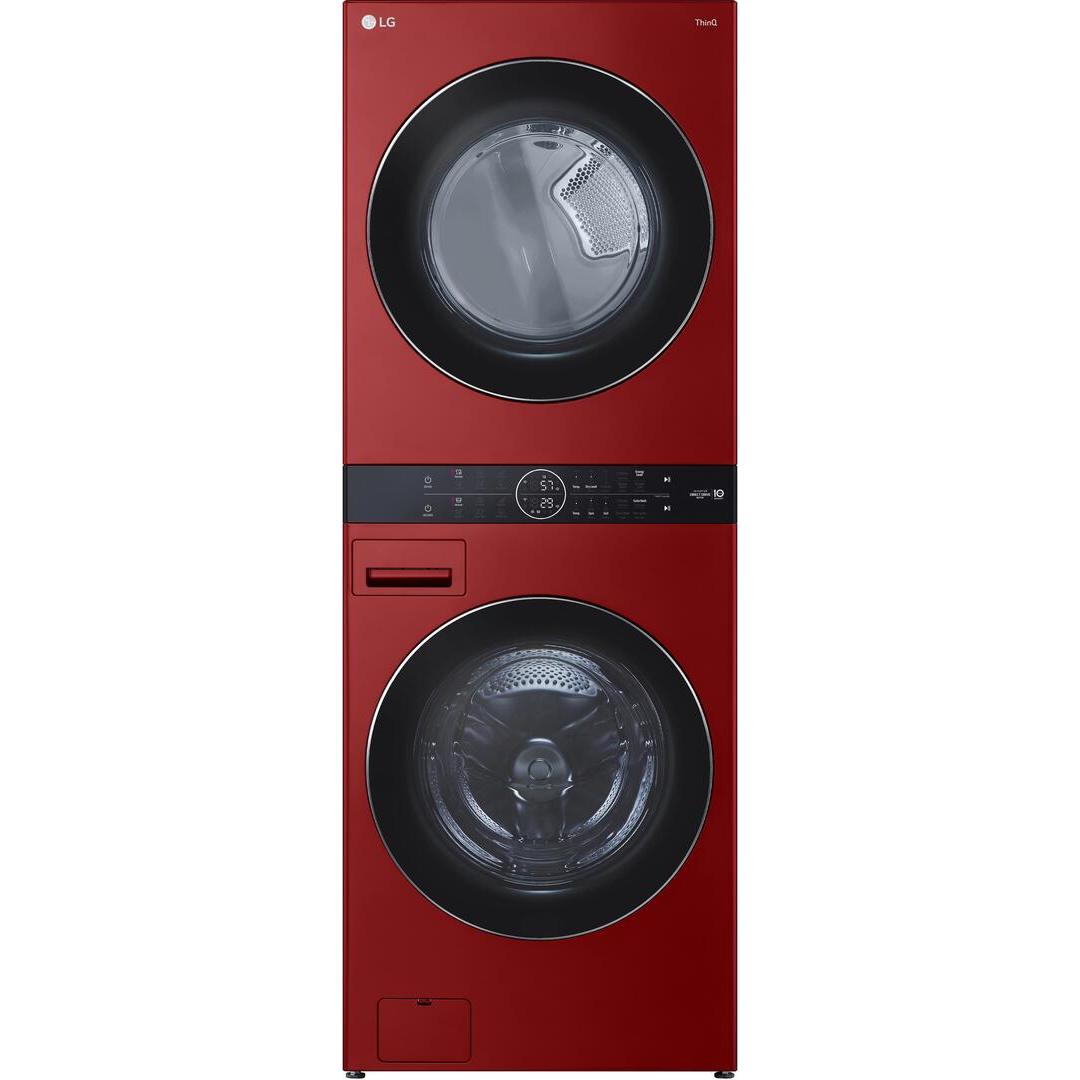 LG Stacked Washer/Dryer Gas Laundry Center with TurboWash? 360 Technology WKGX201HRA