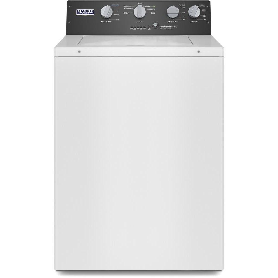 Maytag Commercial Laundry 3.5 cu. ft. Top Loading Washer with Dual-Action Agitator MVWP586GW