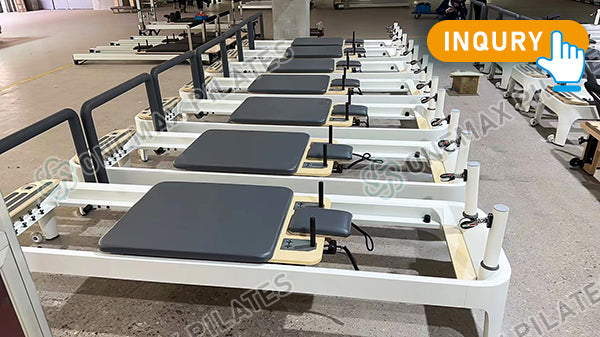 White Aluminium alloy  Pilates Reformer
